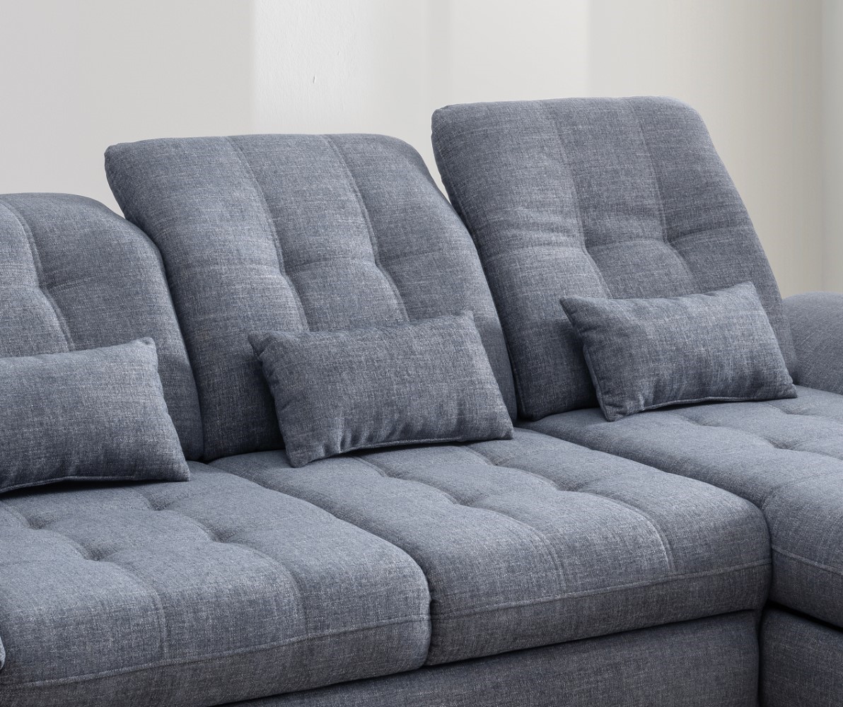 Sofa Delphino Benformato Anzio Blau Sofa Delphino Benformato Anzio Blau