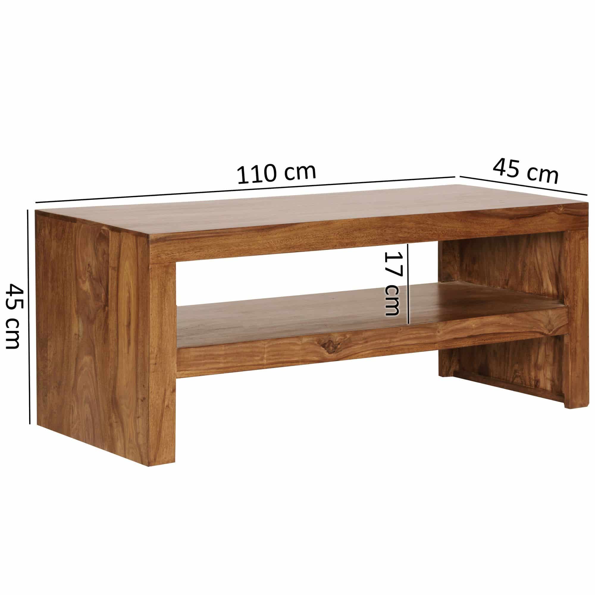Couchtisch Massiv-Holz Durban Sheesham 110 cm breit Wohnzimmer-Tisch Design braun Landhaus-Stil Beistelltisch Couchtisch Massiv-Holz Durban Sheesham 110 cm breit Wohnzimmer-Tisch Design braun Landhaus-Stil Beistelltisch
