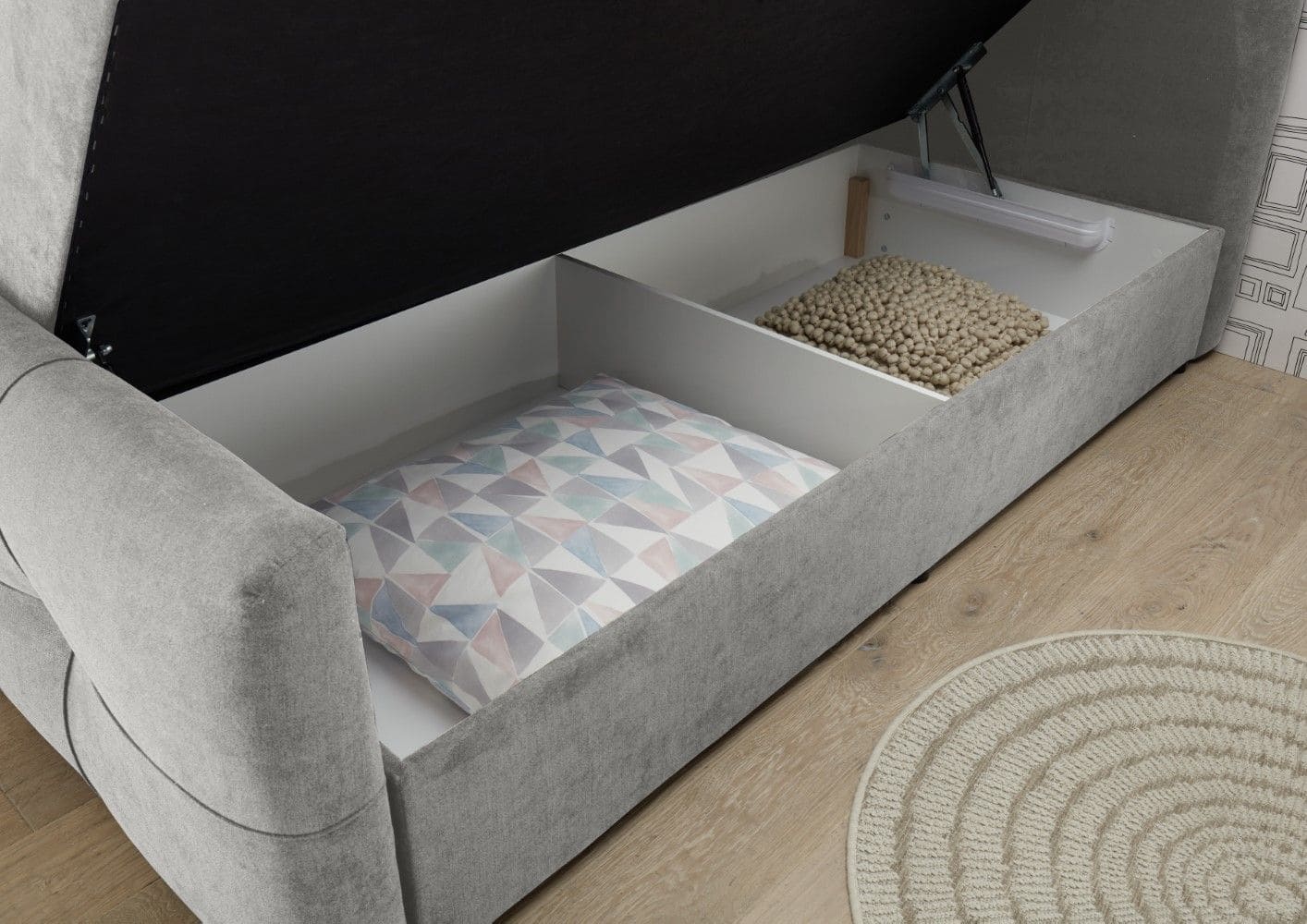 Boxbett Winnipeg mit Bettkasten 160x200 & 180x200