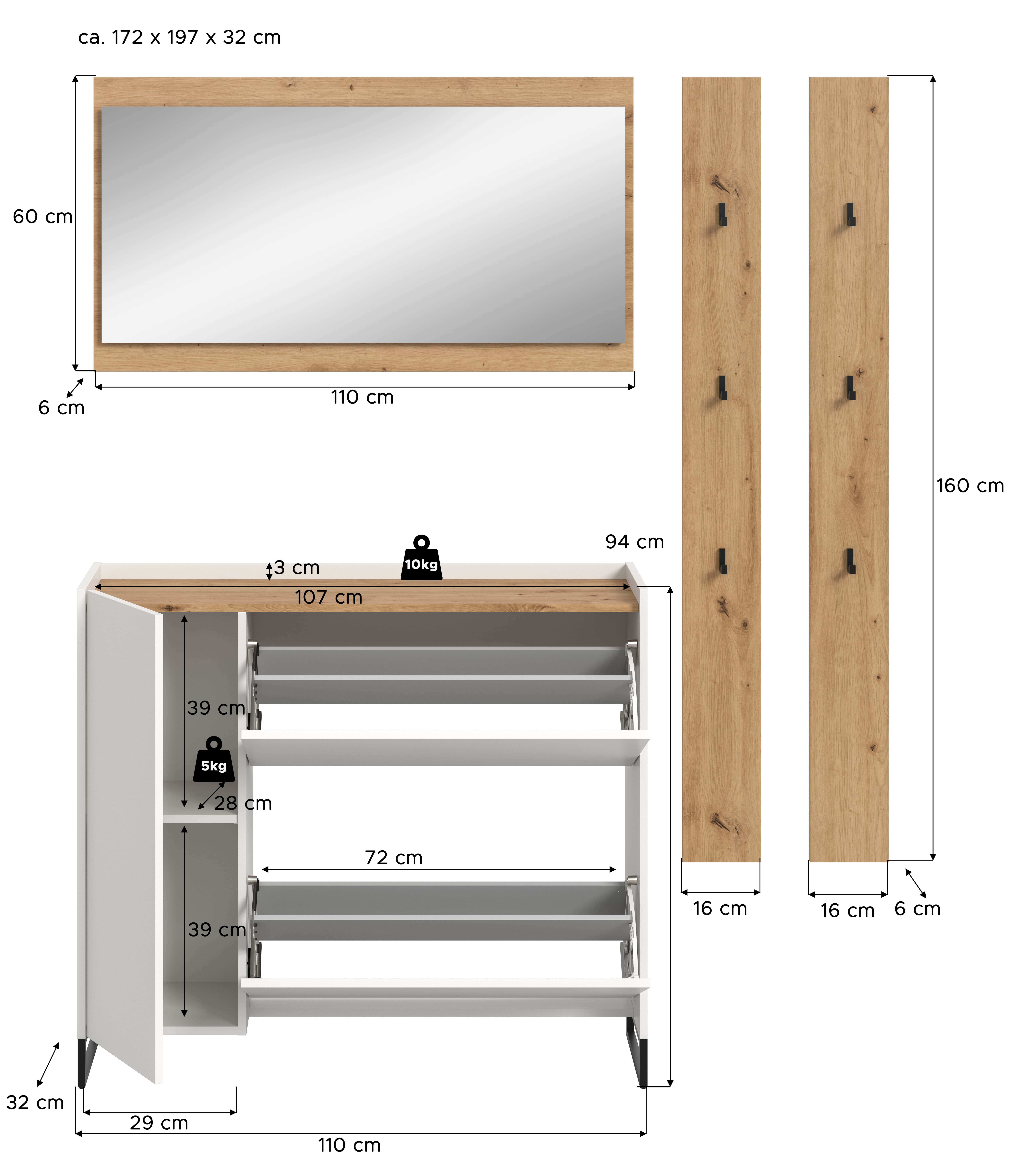 Drive Garderobenkombination Drive Garderobenkombination