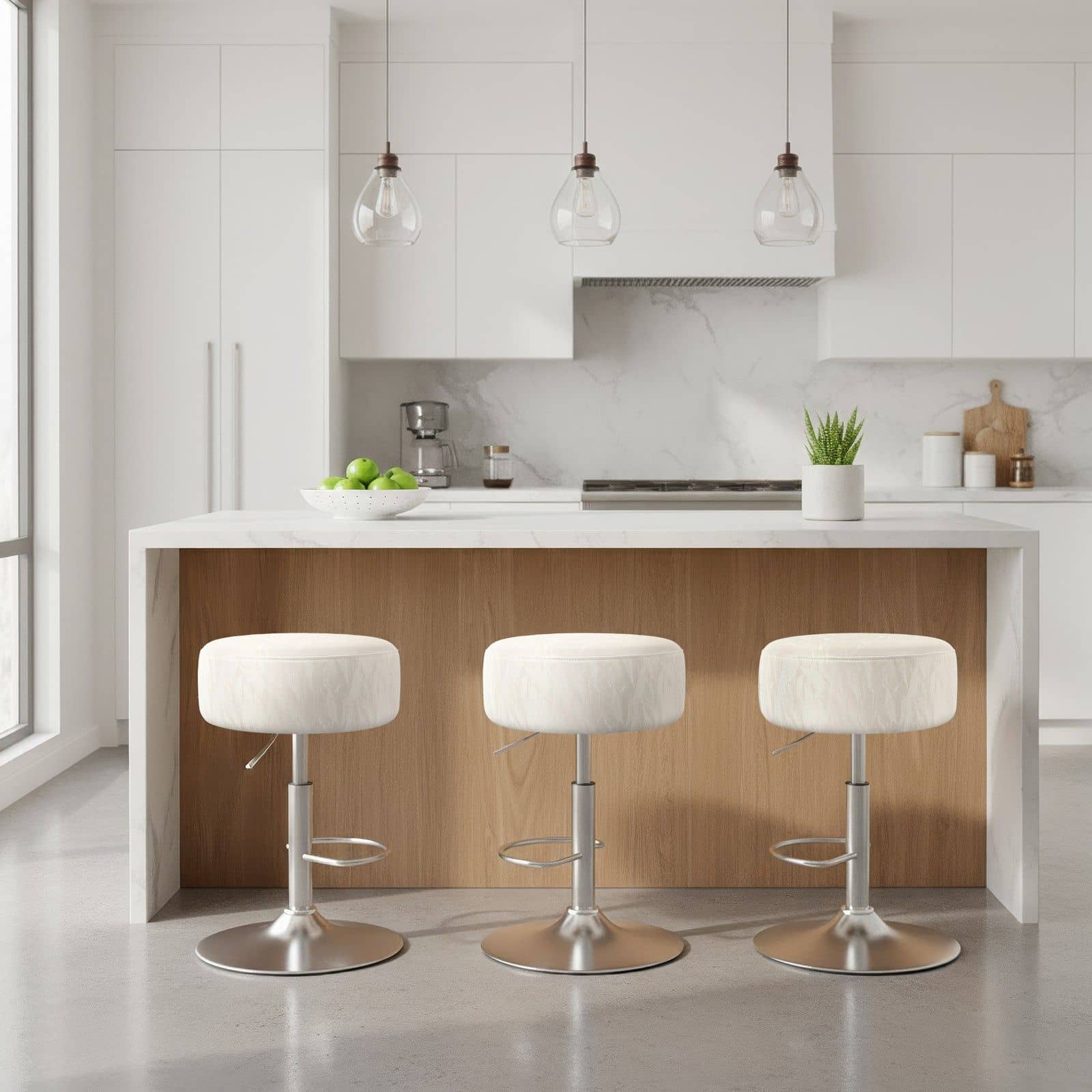 Sitzhocker, Schminkstuhl, höhenverstellbar