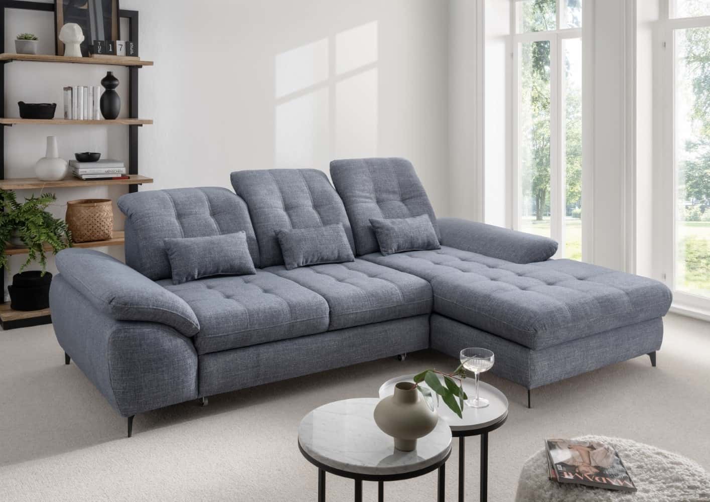 Sofa Delphino Benformato Anzio Blau Sofa Delphino Benformato Anzio Blau