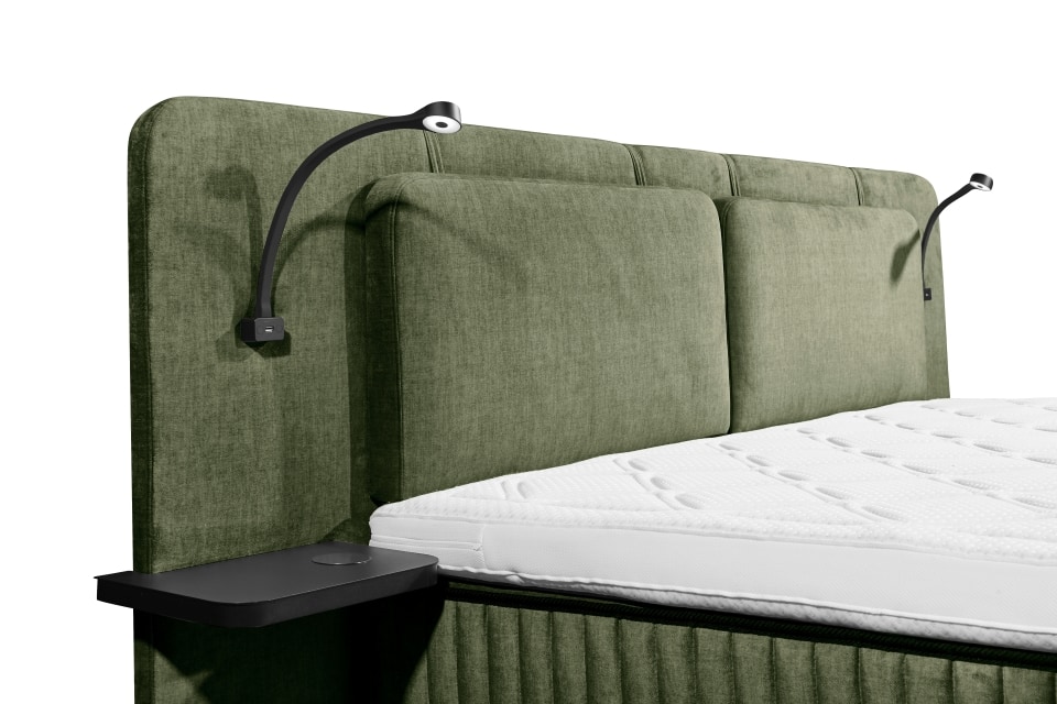 Milazzo_Vogue-11-winter-moss_Detail Verwöhnen Sie sich: Boxspringbett Milazzo in Winter Moss mit innovativem 9-Zonen-Tonnentaschenfederkern für unvergleichlichen Schlafgenuss