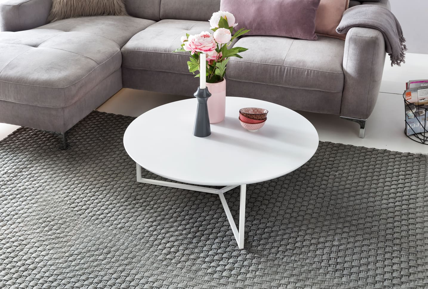 44900-WOHNLING-Design-Couchtisch-MDF-Holz-weiss-m_8 Wohnling Couchtisch MONOBLOC Ø 80 cm – Weiß Matt
