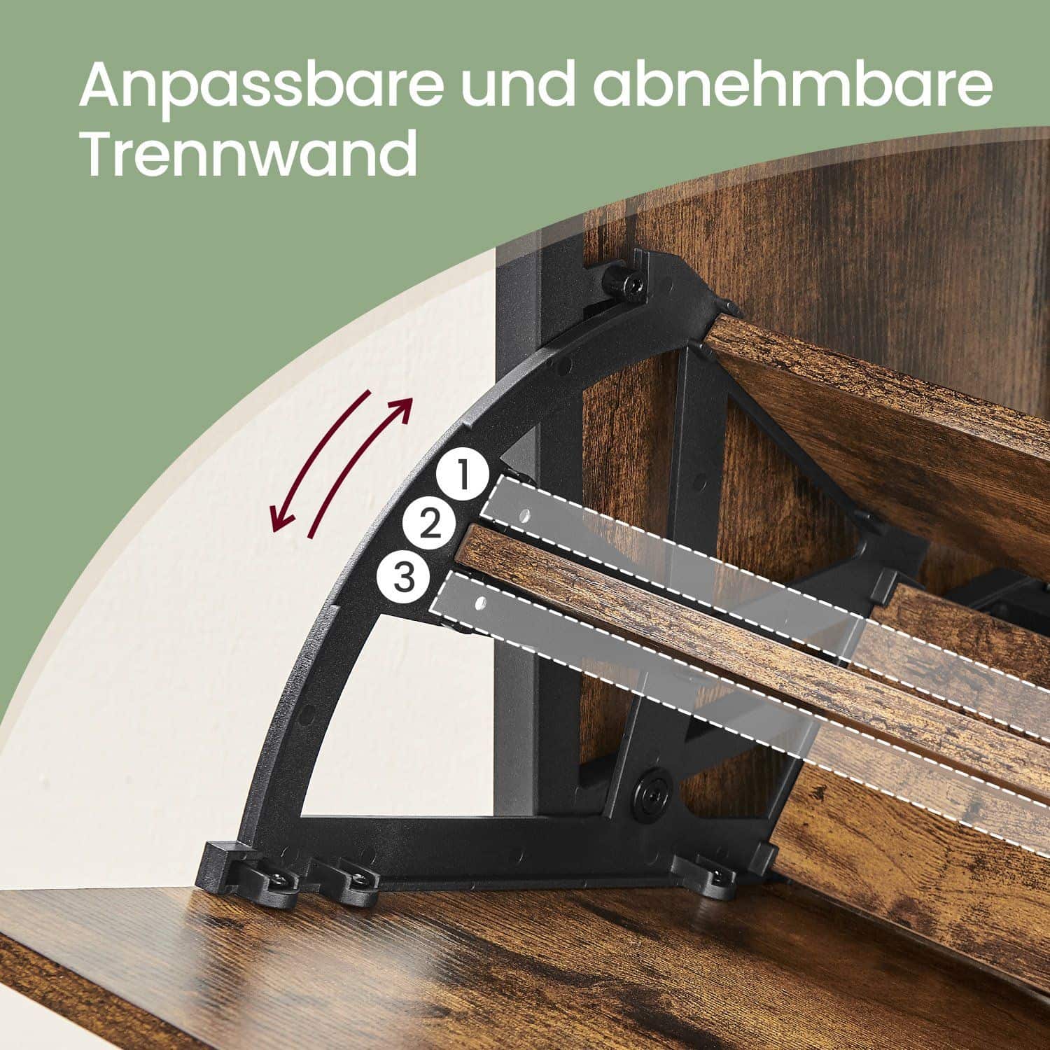 Schuhschrank mit 3 Klappen Schuhschrank mit 3 Klappen
