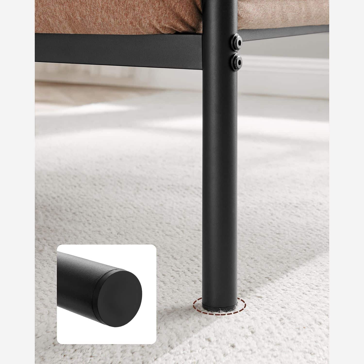 Bettgestell aus Metall