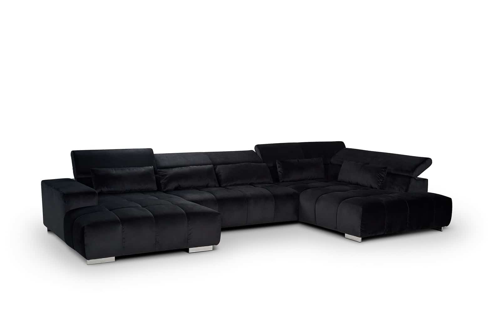 Orion XXL Wohnlandschaft - Stoff Velvet - Cotta Orion XXL Wohnlandschaft - Stoff Velvet - Cotta