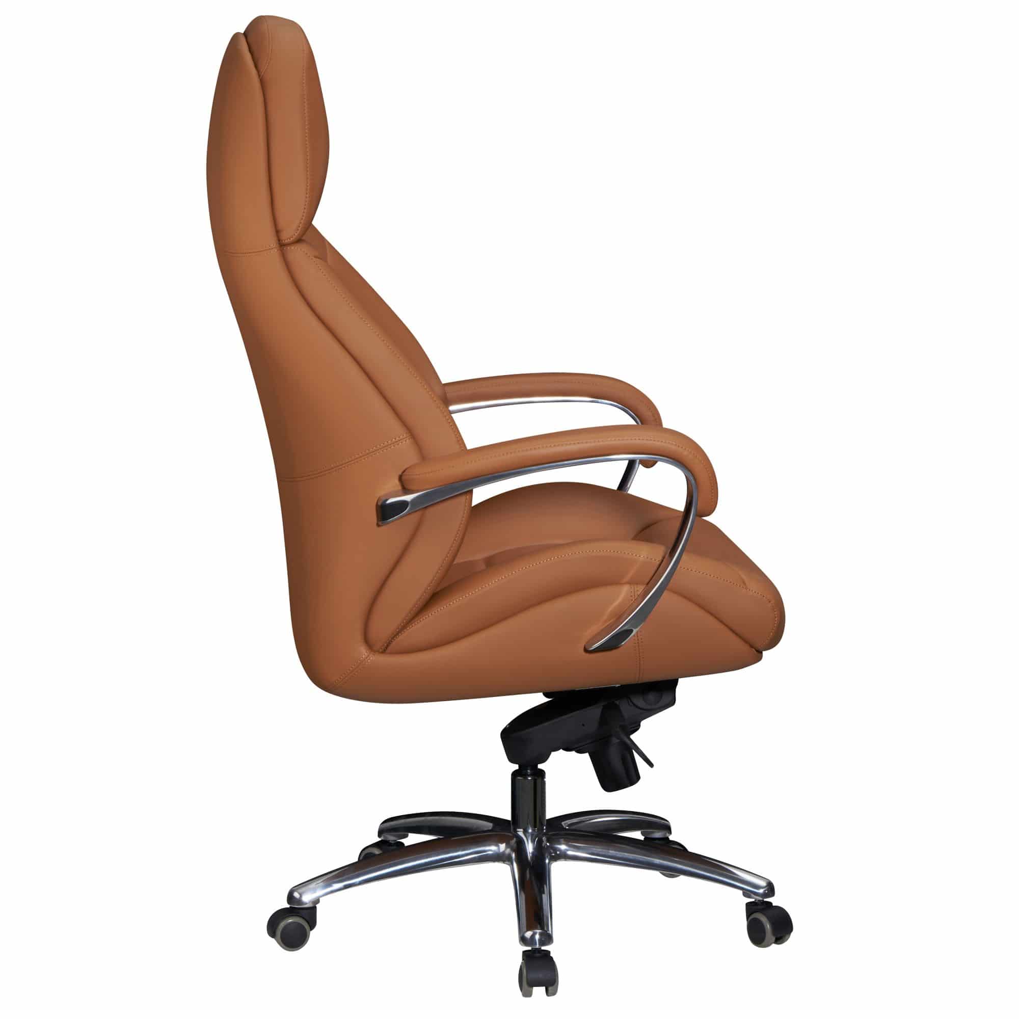 59471-Amstlye-Buerostuhl-Leder-Caramel-SPM1-436-SPM1-436_3 Designer Bürostuhl Bezug Echtleder Caramel Schreibtischstuhl bis 120 kg