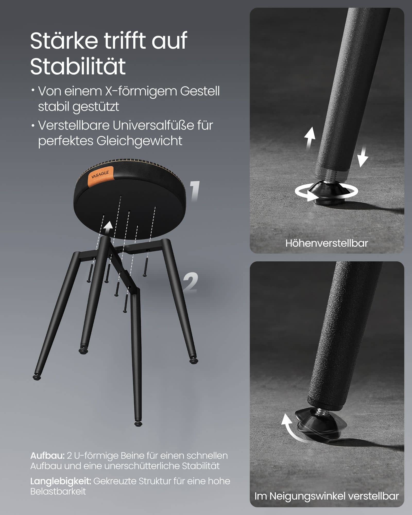 2er Set EKHO Kollektion - Esszimmerstühle tintenschwarz 2er Set EKHO Kollektion - Esszimmerstühle tintenschwarz