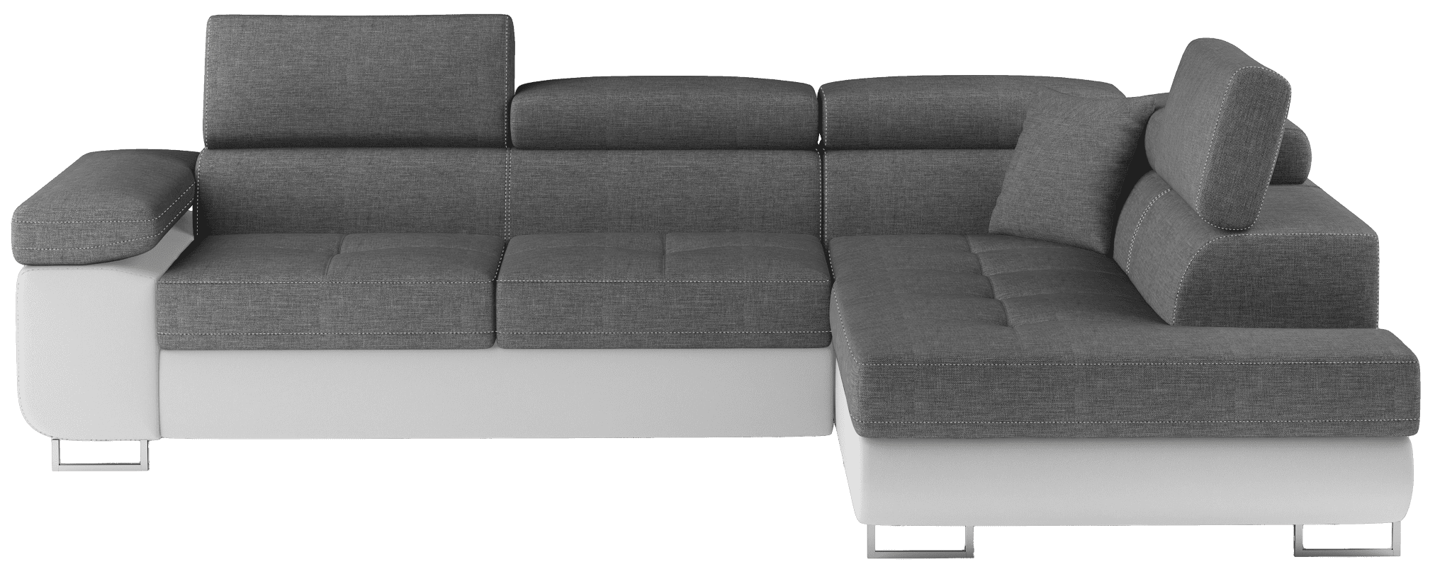 Eltap Ecksofa Anton mit Schlaffunktion & Bettkasten | Sawanna/Soft