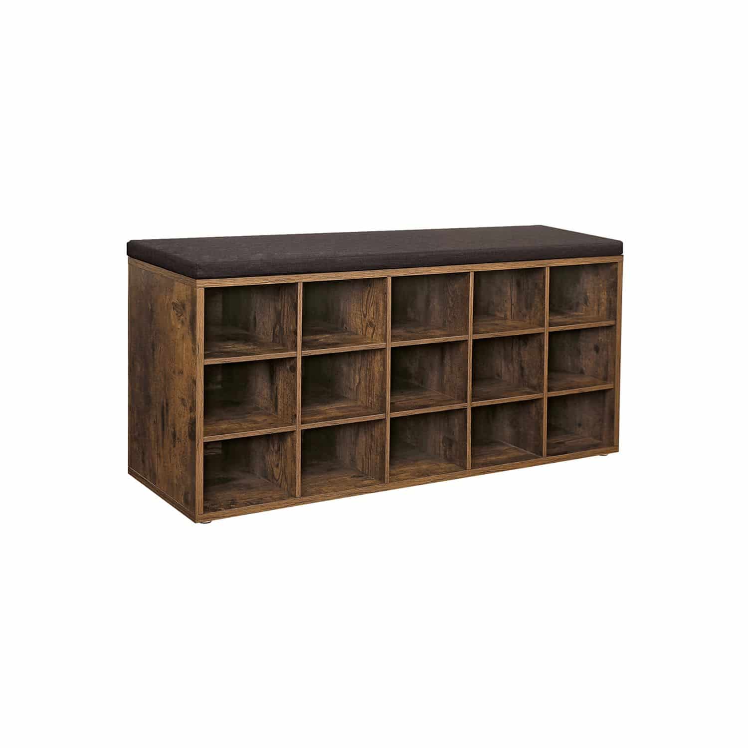 Schuhregal mit Sitzfläche Schuhregal mit Sitzfläche