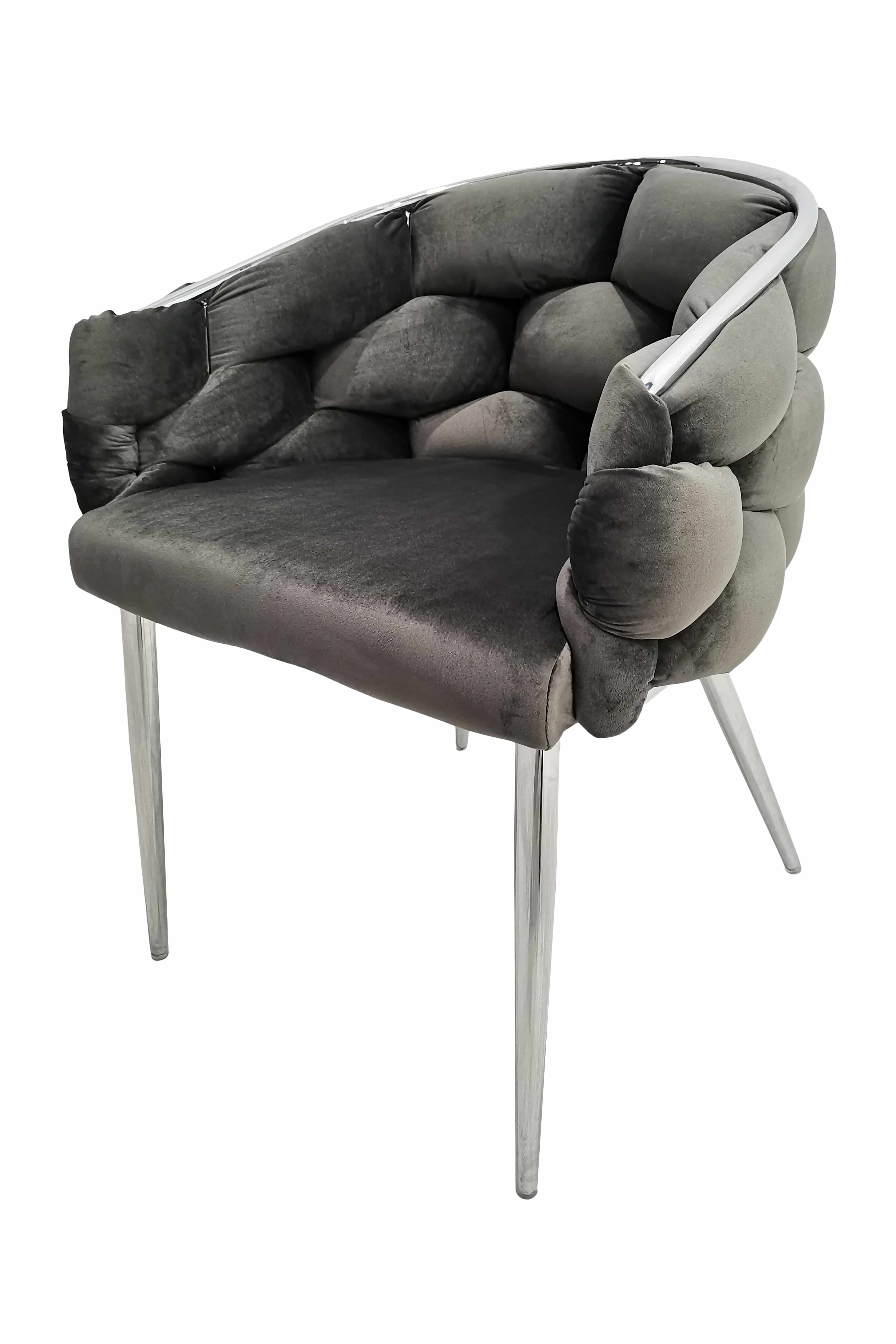 Stuhl Grace 125 2er-Set Taupe / Schwarz Stuhl Grace 125 2er-Set Taupe / Schwarz