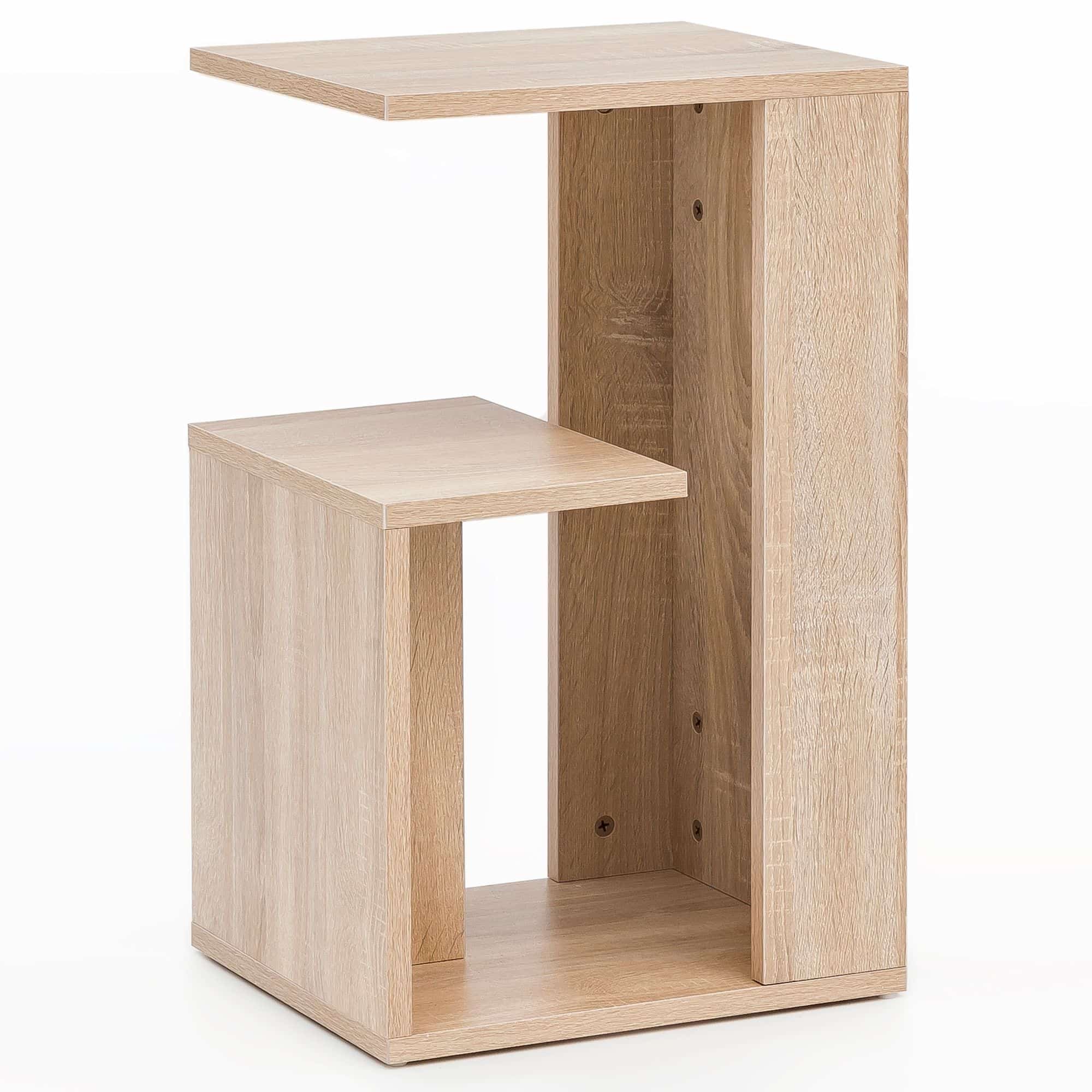 47466-WOHNLING-Regal-ABBY-35x29-5x60-cm-Sonoma-WL5lQ4Jp43ORktum Beistelltisch WL5.697 35x29,5x60 cm Holz Sonoma Design Anstelltisch Sofa