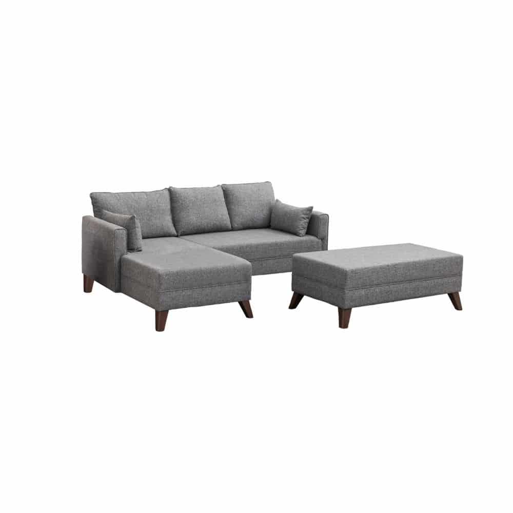 Kleines Bella Ecksofa mit Hocker – Die perfekte Lösung für kleine Räume Kleines Bella Ecksofa mit Hocker – Die perfekte Lösung für kleine Räume