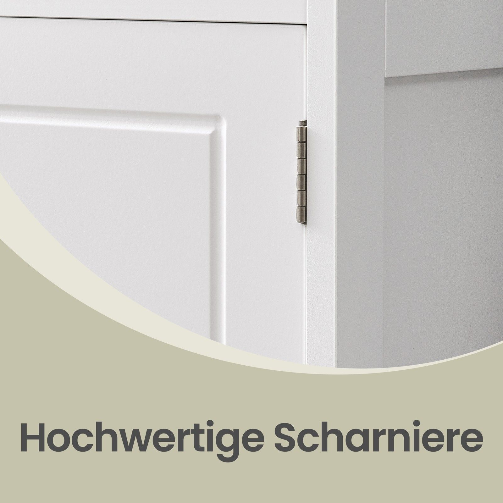 Badschrank, Waschbeckenunterschrank, 30 x 60 x 60 cm