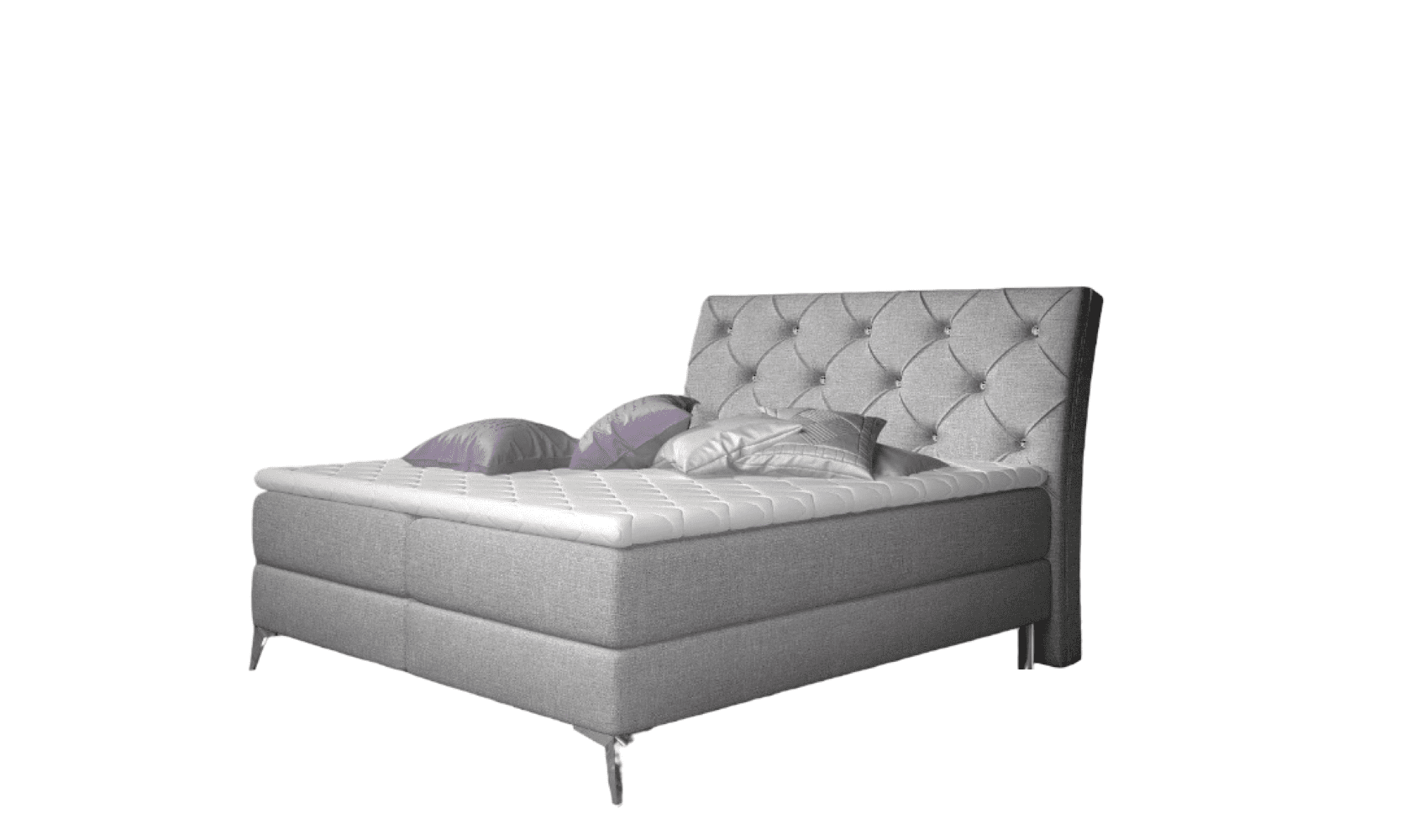 Boxbett Adel von Eltap in Dunkelgrau, Schwarz oder Grau | Sawana