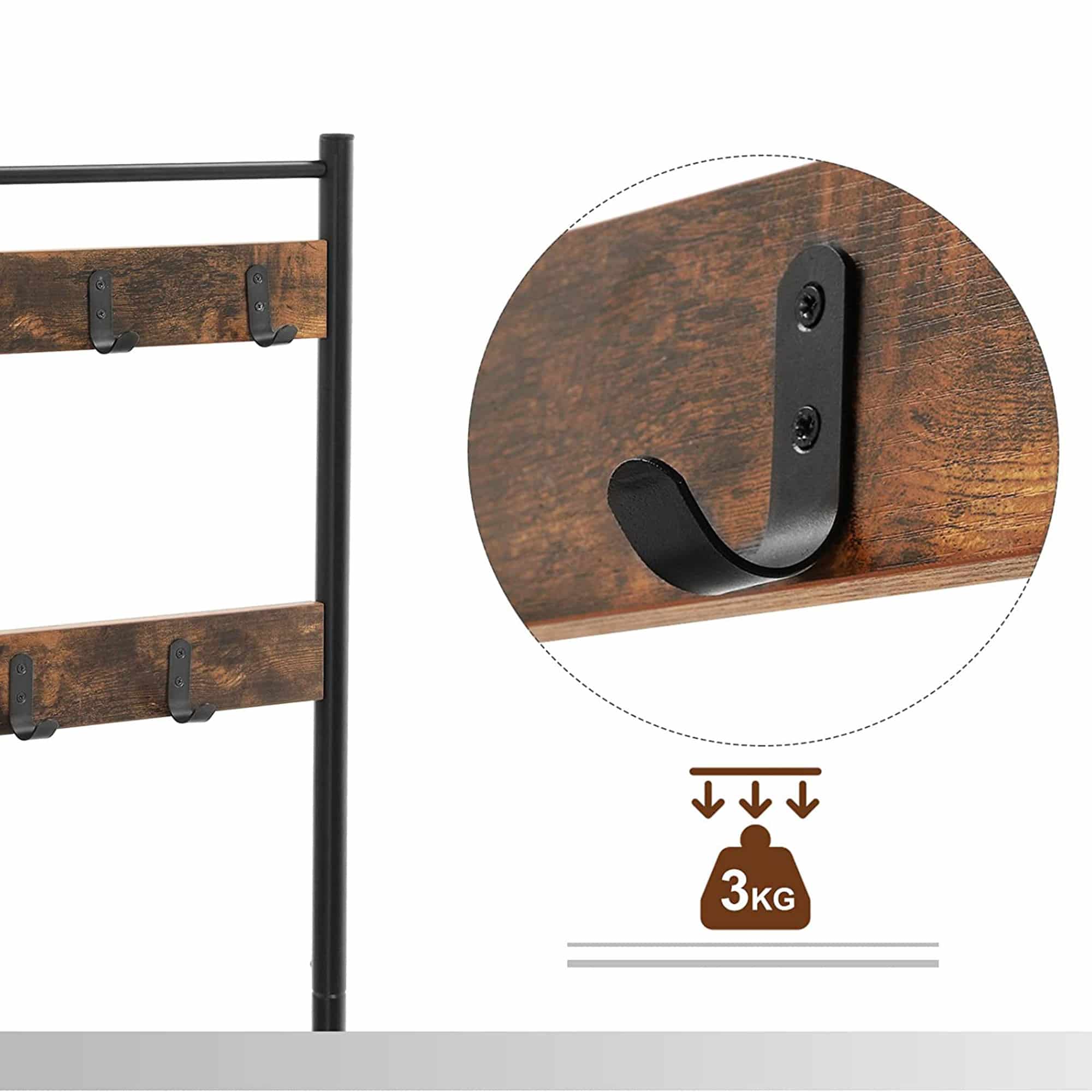 Industriestil Garderobe & Schuhablage-B34HSR41BX Industriestil Garderobe & Schuhablage-B34HSR41BX