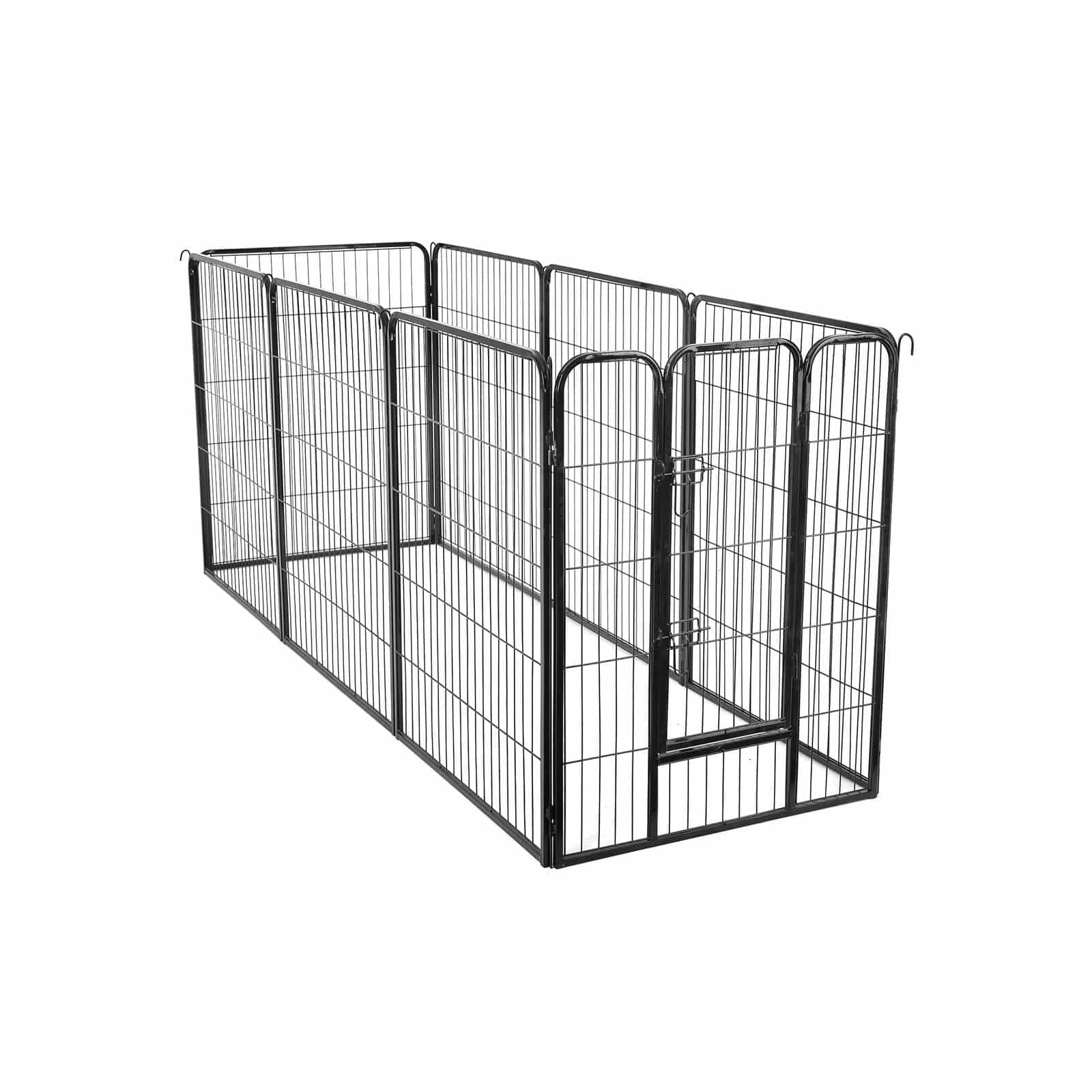 Freilaufgehege 100 cm hoch schwarz-PPK81H Freilaufgehege 100 cm hoch schwarz-PPK81H