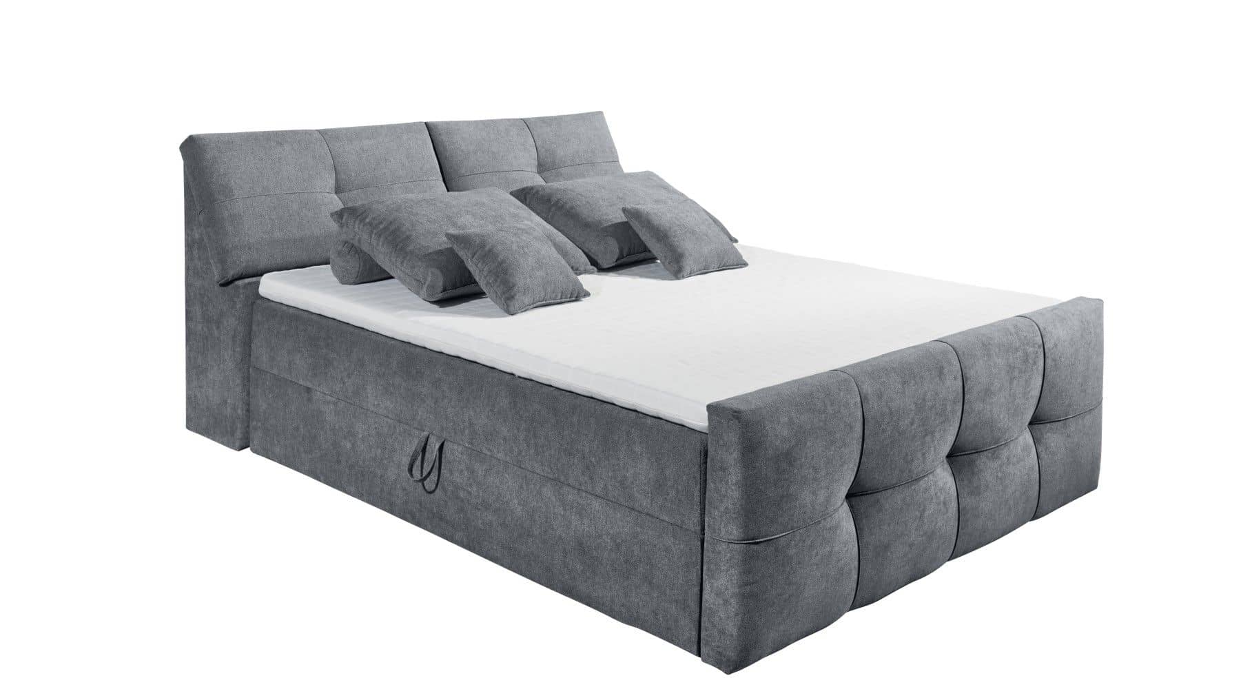 Boxspringbett Redmond Uran mit Stauraum von ED Exciting Design Boxspringbett Redmond Uran mit Stauraum von ED Exciting Design