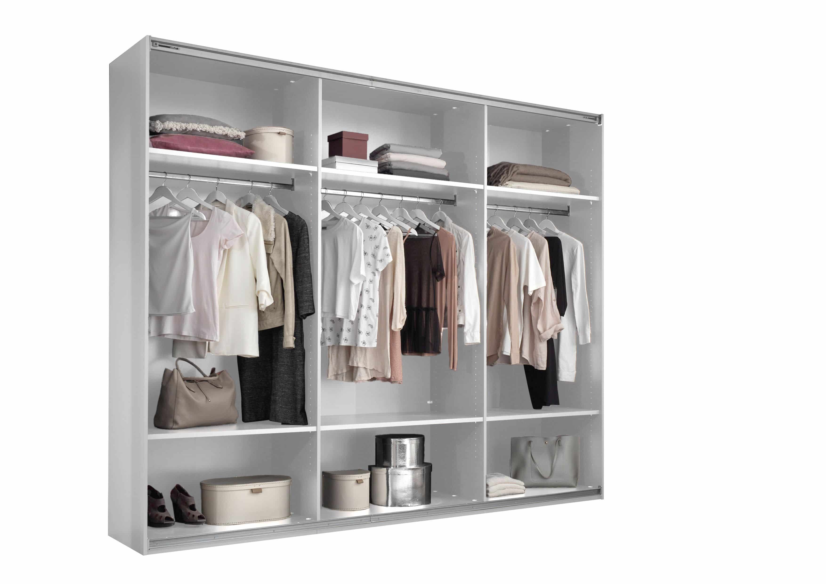 Kleiderschrank Minda mit Glastüren - viel Stauraum & edles Design für Ihr Schlafzimmer Kleiderschrank Minda mit Glastüren - viel Stauraum & edles Design für Ihr Schlafzimmer