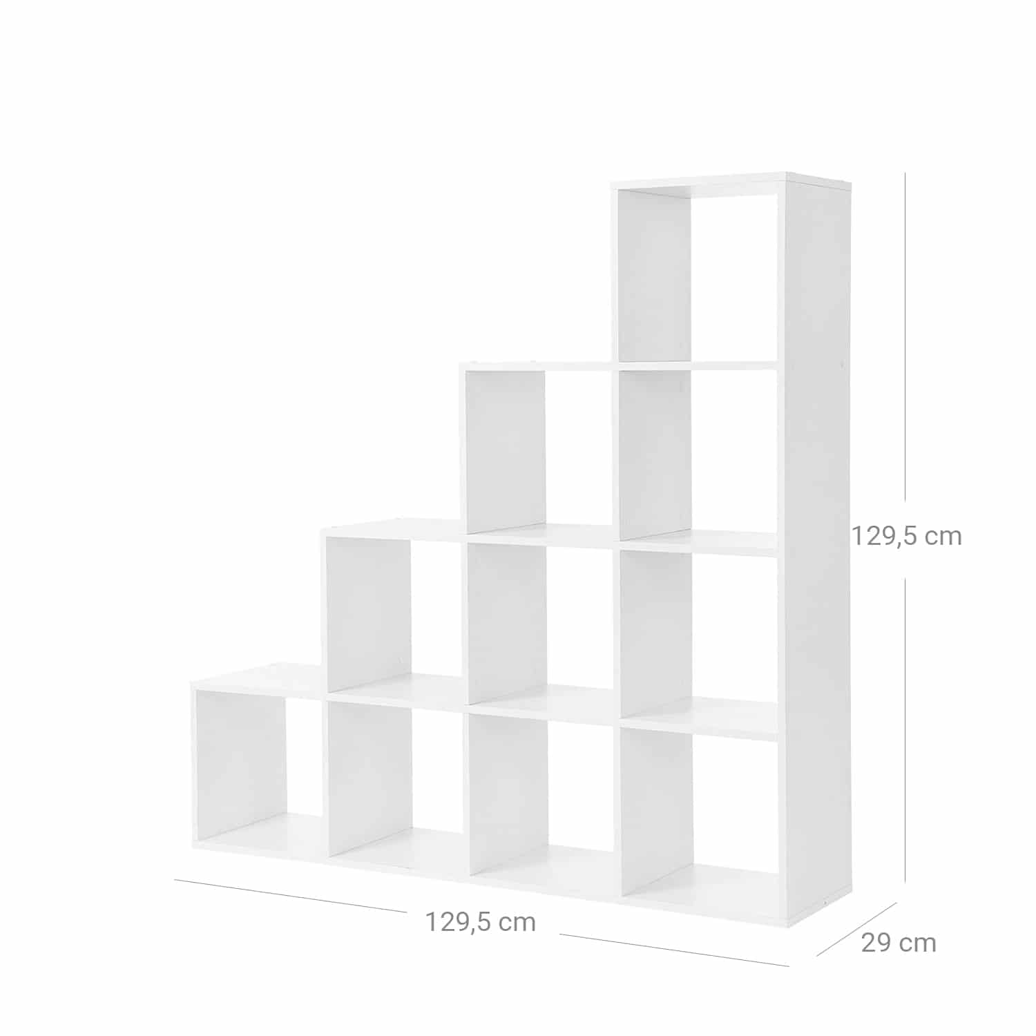 Bücherregal Weiß-B34LBC10WTV1 Bücherregal Weiß-B34LBC10WTV1