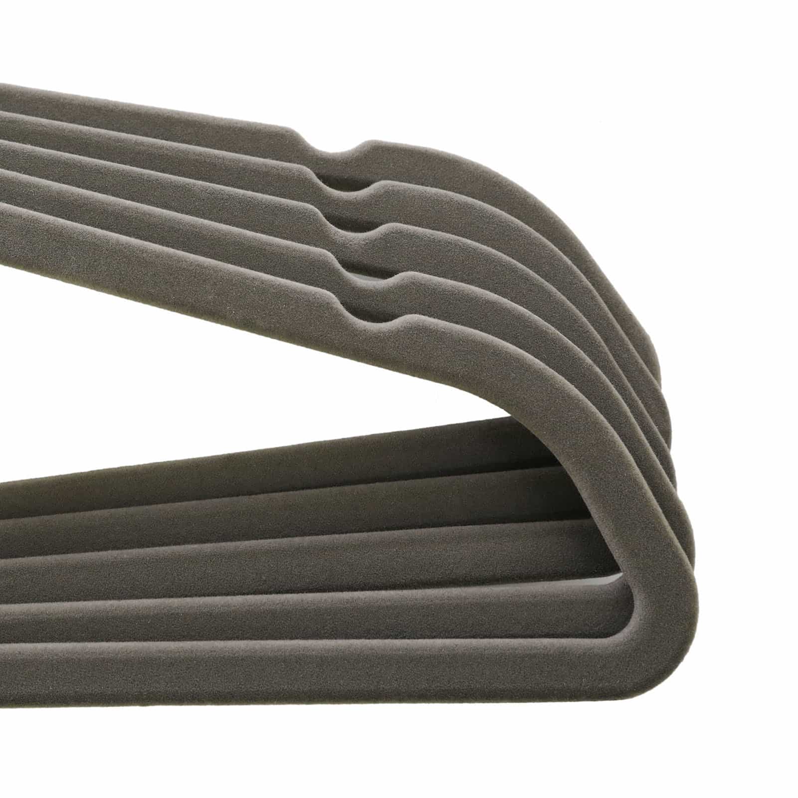 Kleiderbügel Samt 20 Stück Grau-CRF20V Kleiderbügel Samt 20 Stück Grau-CRF20V