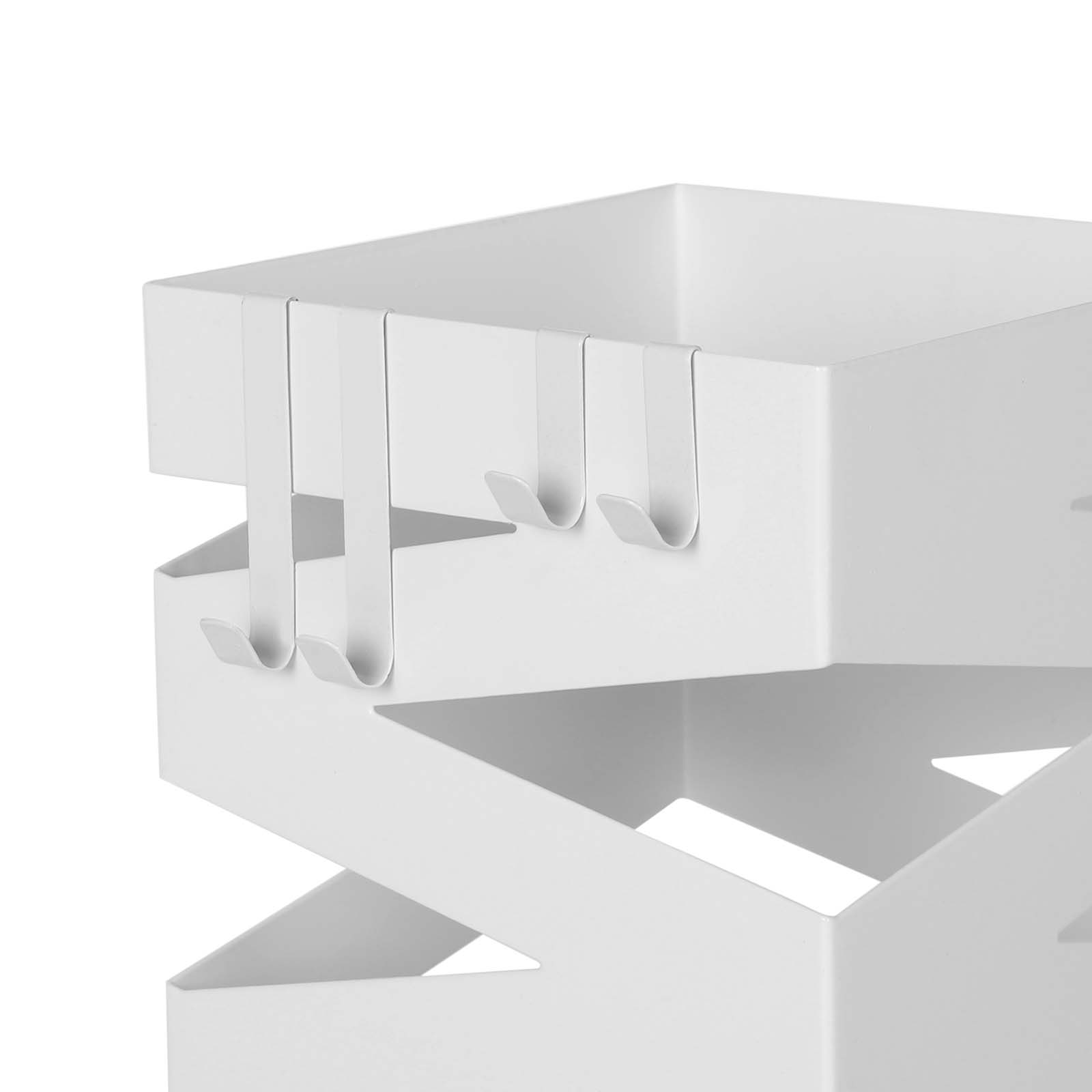 Schirmständer quadratisch Weiß-LUC16W Schirmständer quadratisch Weiß-LUC16W