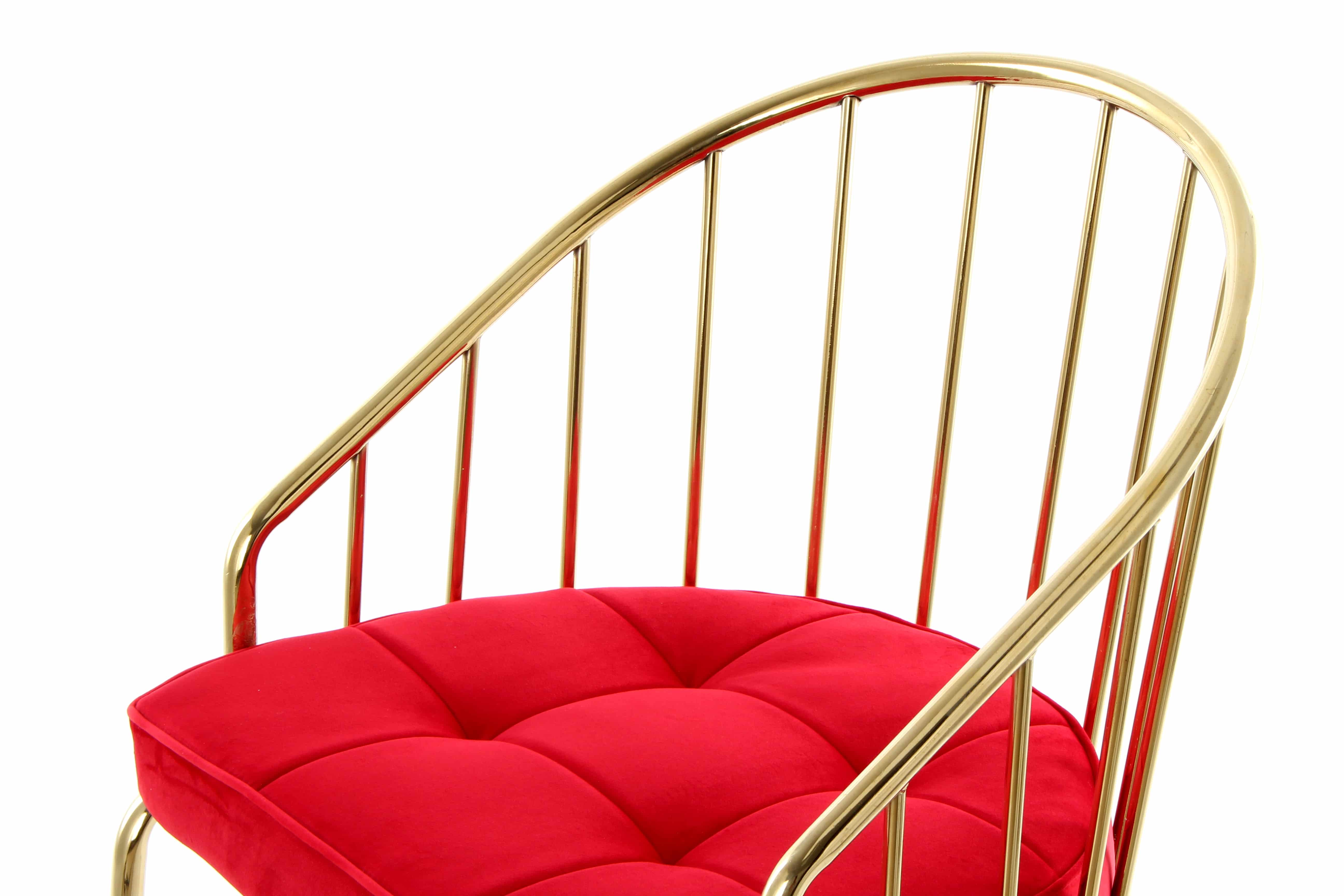 Stuhl Palma 110 Rot / Gold