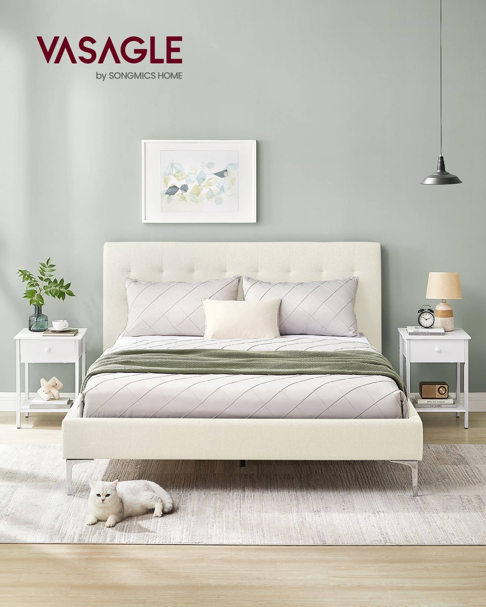 2er Set Beistelltisch mit Schublade und Ablage mattweiß 2er Set Beistelltisch mit Schublade und Ablage mattweiß