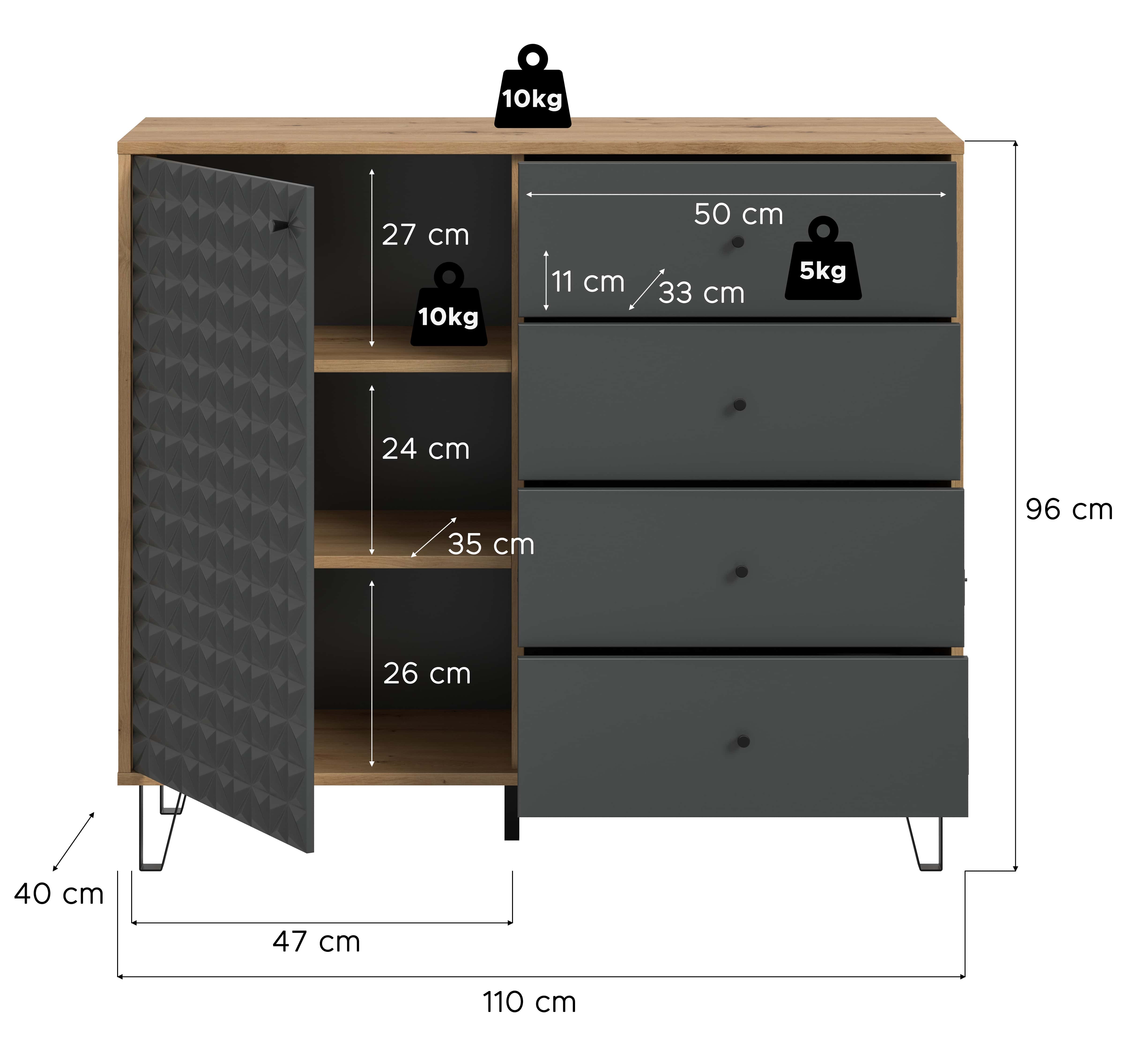 Prisma Highboard Prisma Highboard