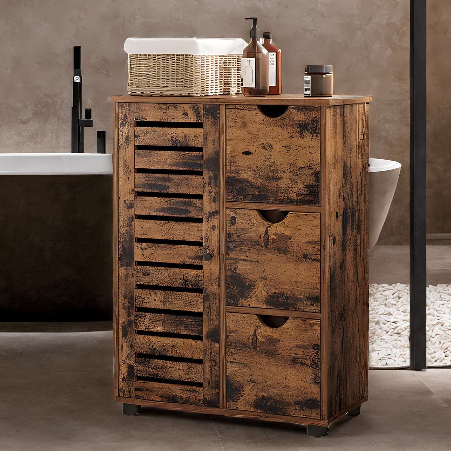 Badezimmerschrank, schmaler Badschrank, Beistellschrank Badezimmerschrank, schmaler Badschrank, Beistellschrank