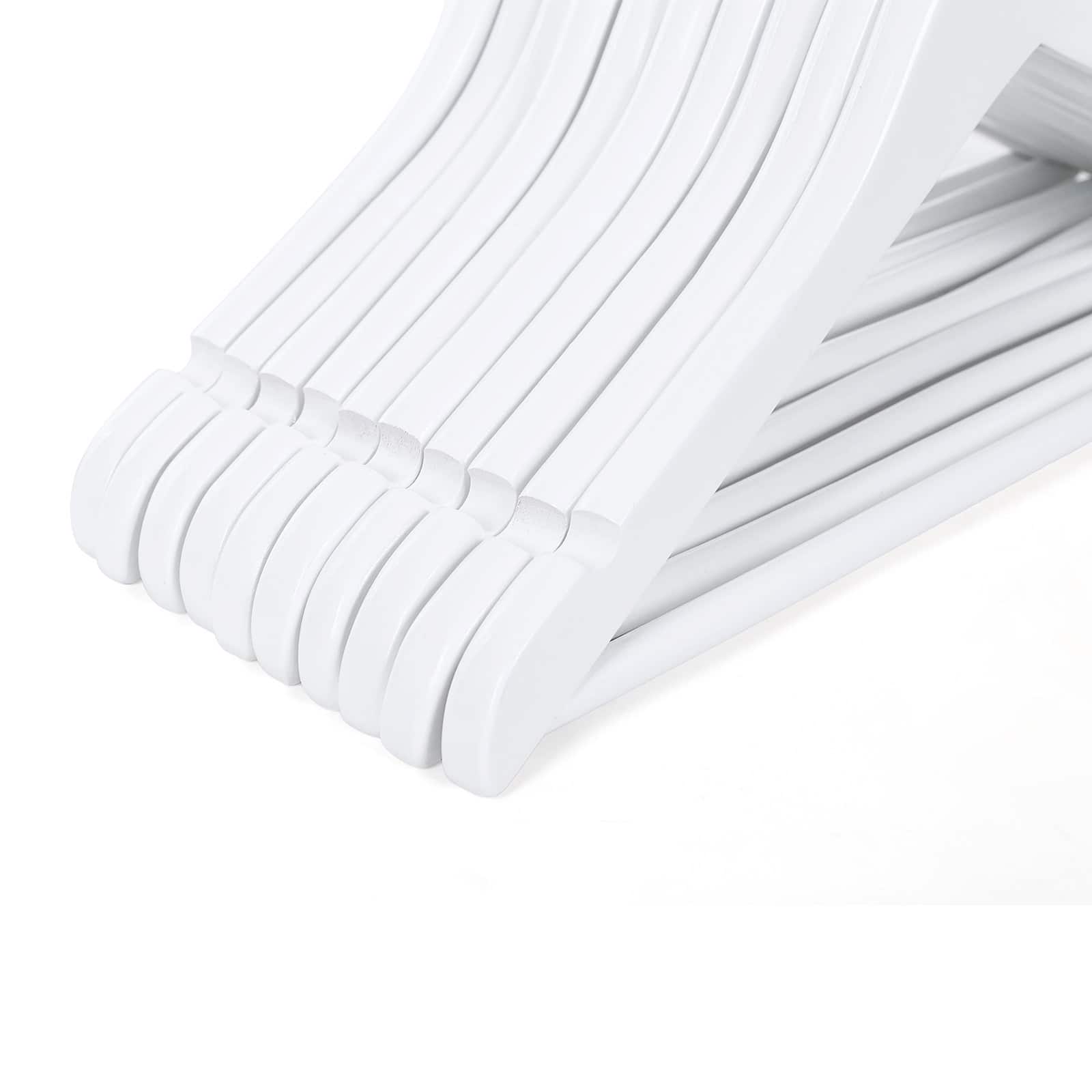 Kinderbügel Ahornholz 20 Stück Weiß-B34CRW06W-20 Kinderbügel Ahornholz 20 Stück Weiß-B34CRW06W-20