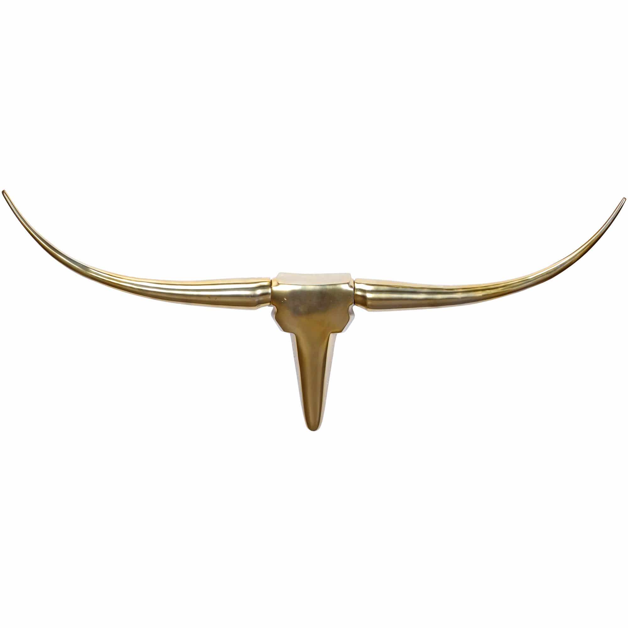 Deko Geweih Bull M WL1.392 Gold 100 cm Aluminium Design Hörner Deko Geweih Bull M WL1.392 Gold 100 cm Aluminium Design Hörner