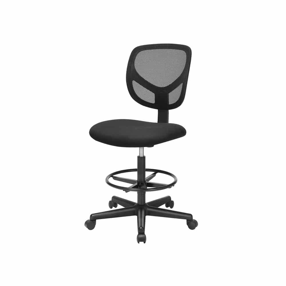 Schlichter Bürostuhl mit Netzbezug-B34OBN15BK Schlichter Bürostuhl mit Netzbezug-B34OBN15BK
