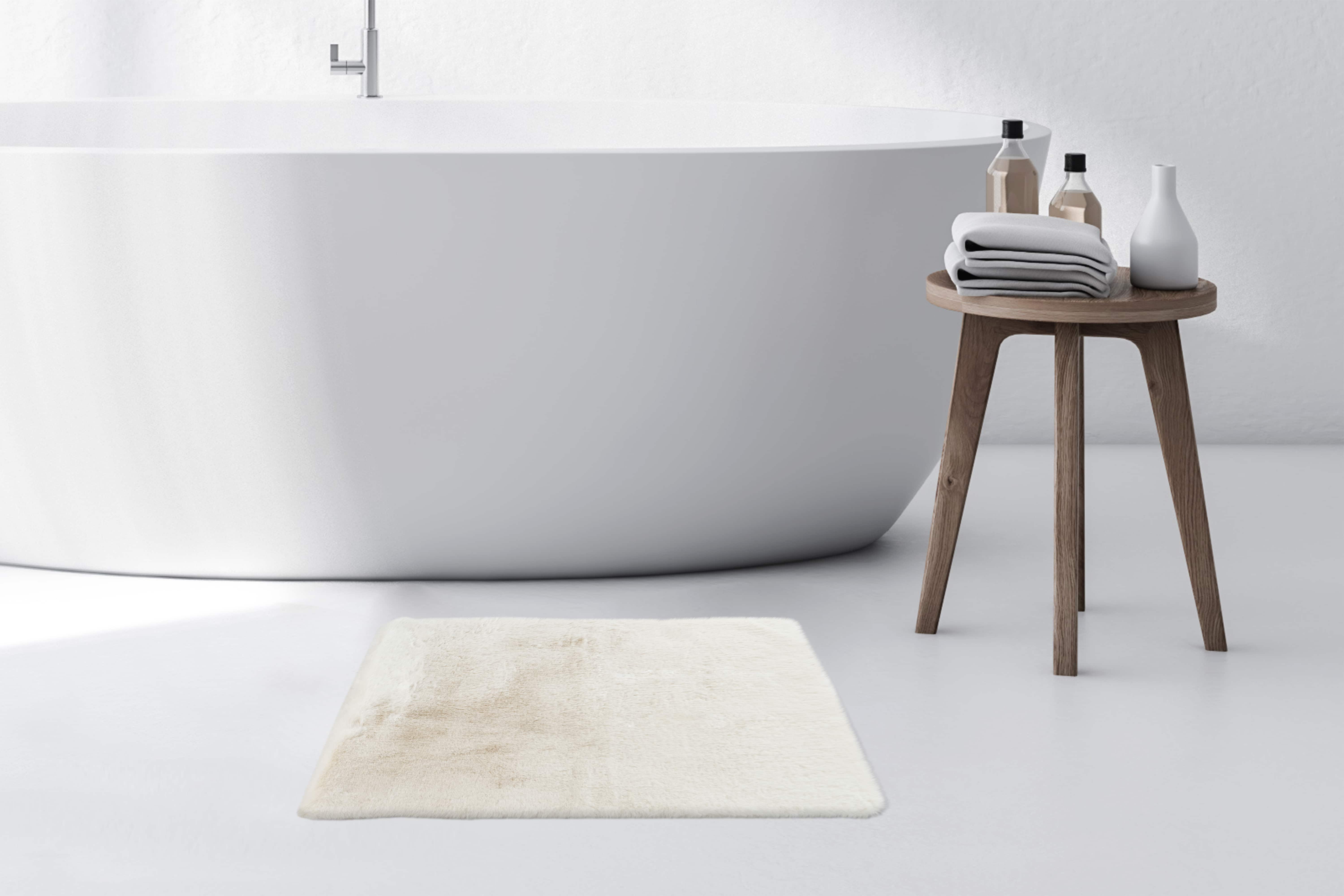 Badematte Rabbit 625 Weiß Ø 100cm RUND Badematte Rabbit 625 Weiß Ø 100cm RUND
