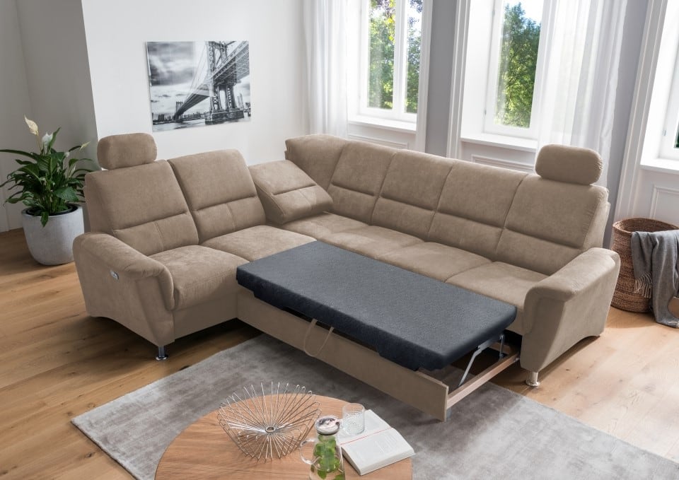 Ecksofa Parole von Benformato: Multifunktionaler Luxus mit Schlaffunktion und Relaxfunktion für Ihr Zuhause Ecksofa Parole von Benformato: Multifunktionaler Luxus mit Schlaffunktion und Relaxfunktion für Ihr Zuhause
