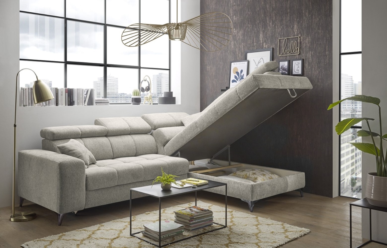 Ecksofa mit Schlaffunktion Sydney - ED Exciting Design Ecksofa mit Schlaffunktion Sydney - ED Exciting Design