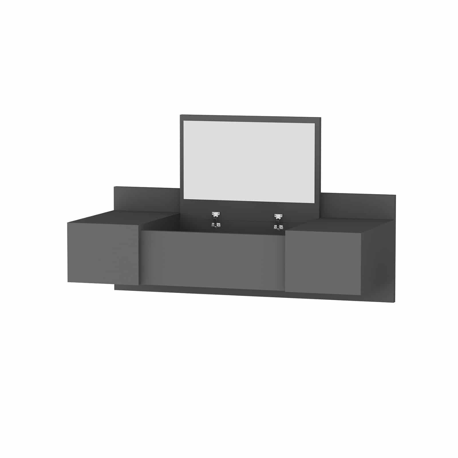 Zakkum - anthrazit - Schminktisch Zakkum - anthrazit - Schminktisch