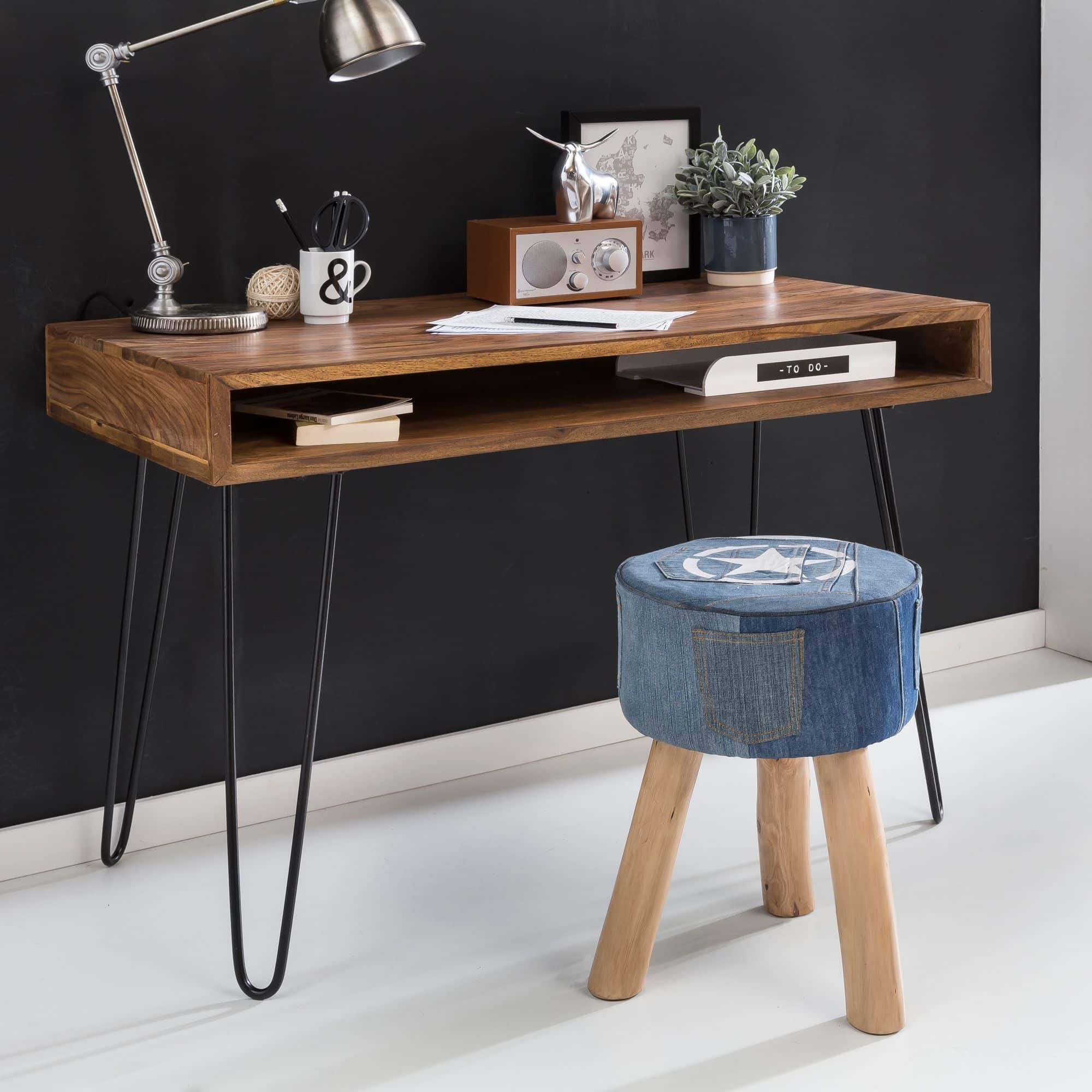 41901-WOHNLING-Schreibtisch-BAGLI-braun-110-x-60-x-76-cm-Massiv-Holz-Laptoptisch-Sheesham-Natur-Landhaus-Stil-Arbeitstisch-mit-1-Ablage-fach-Buerotisch-PC-Tisch-aufbewahrung-braun-qUVEfCPfJCw6u Schreibtisch BAGLI braun 110 x 60 x 76 cm Massiv Holz Laptoptisch Sheesham Natur