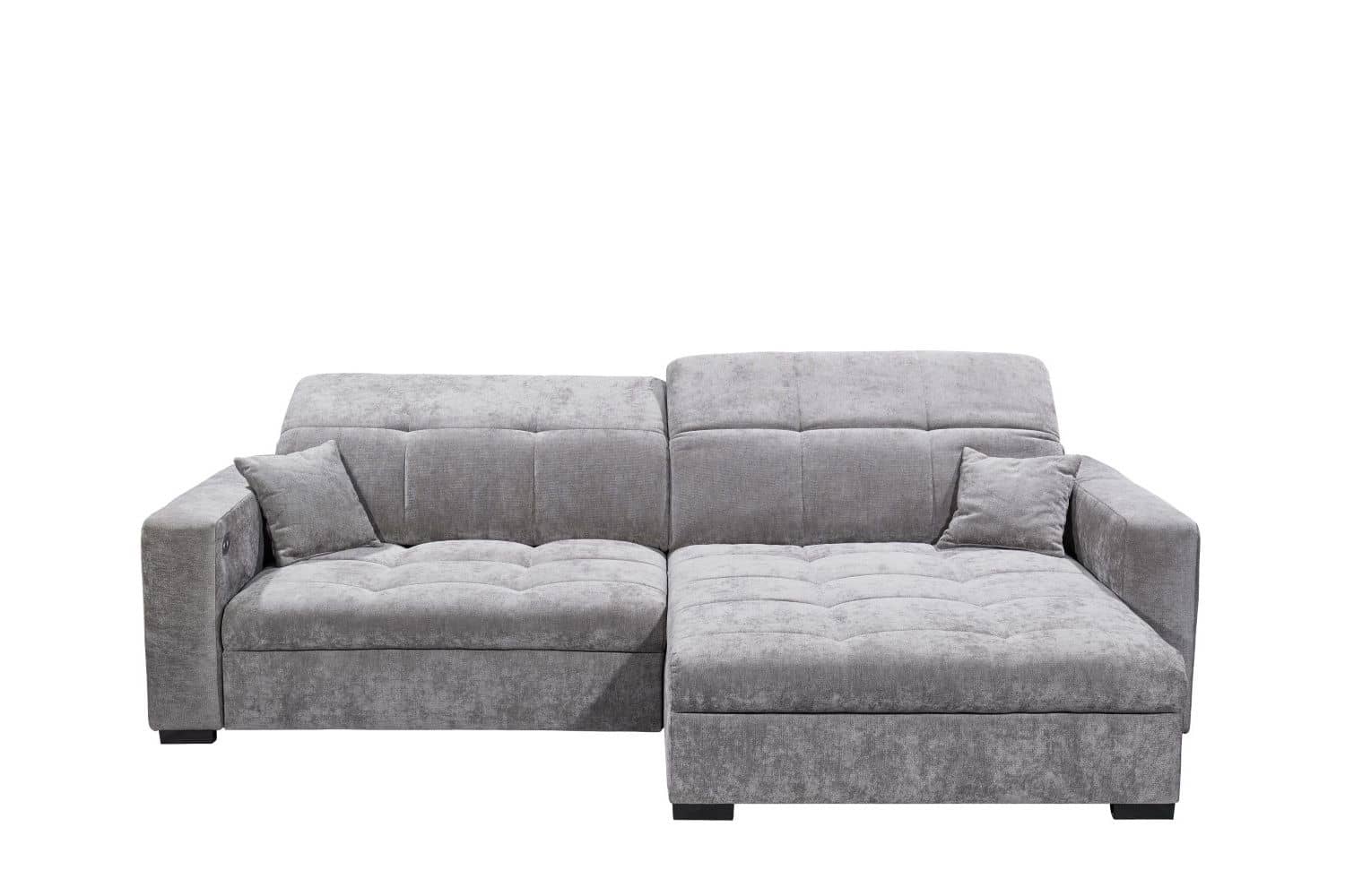 ED Exciting Design Sofa Stormport mit elektrischer Sitztiefe | Mikrofaser Holms