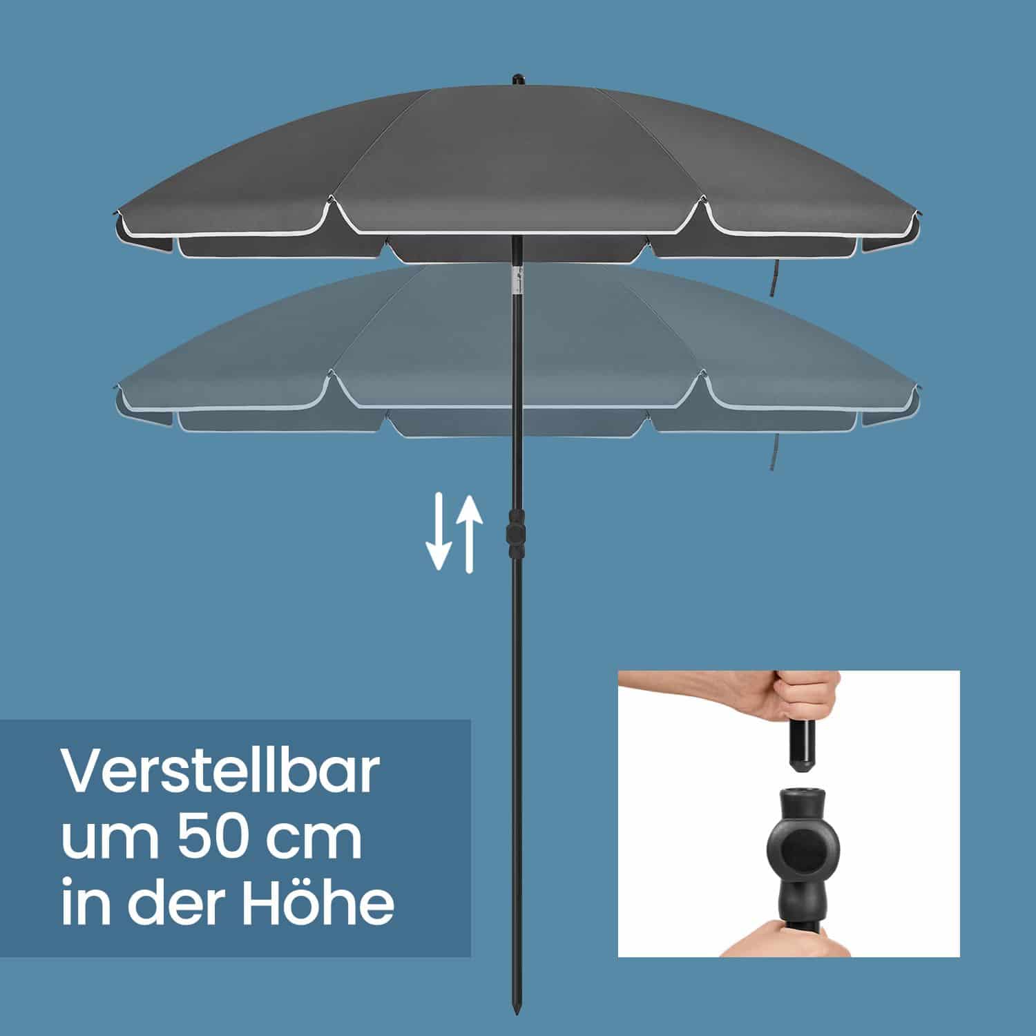 Sonnenschirm 160 cm, Sonnenschutz, UPF 50+ Sonnenschirm 160 cm, Sonnenschutz, UPF 50+