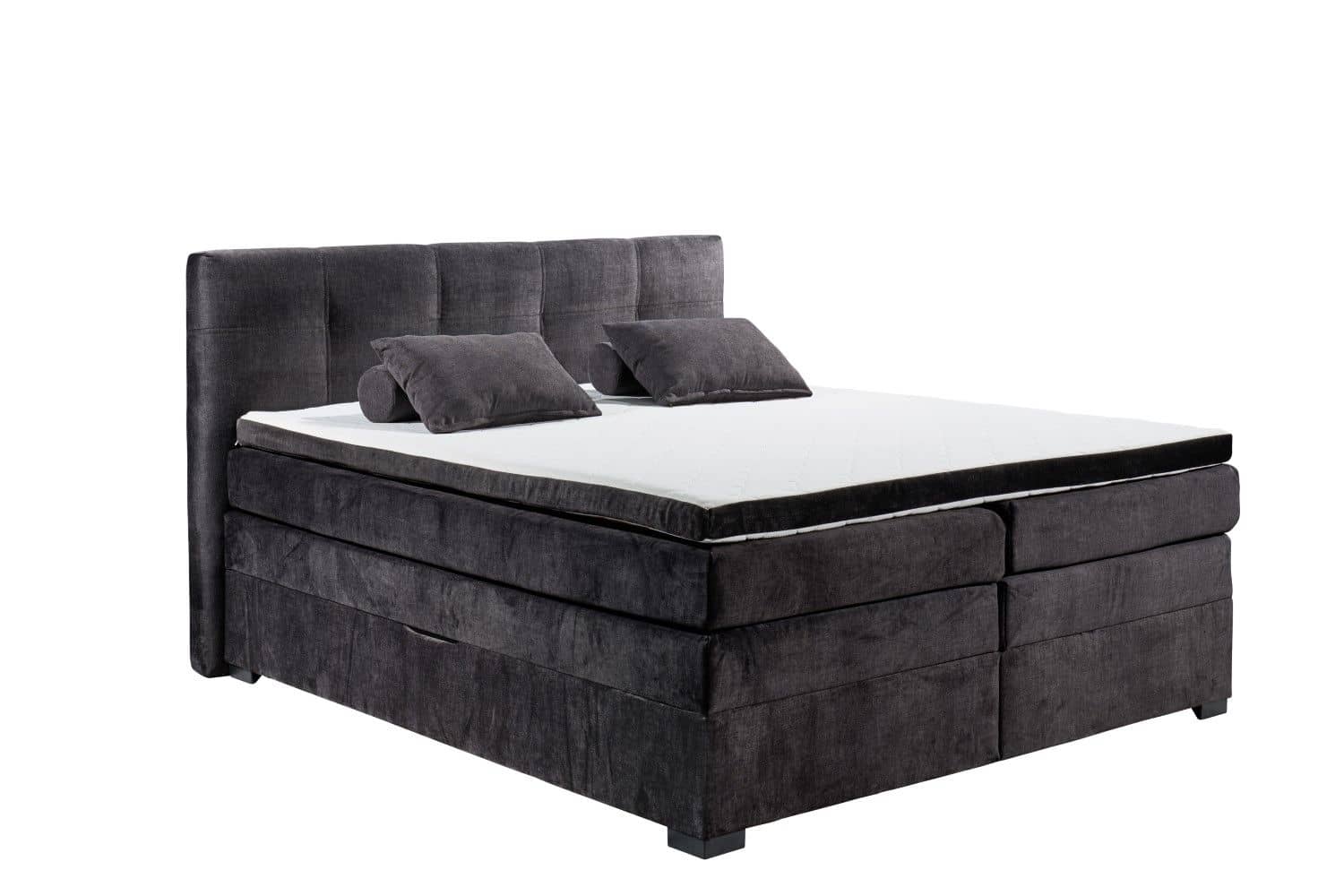 Boxspringbett Fanes Ed Exciting Design mit Bettkasten