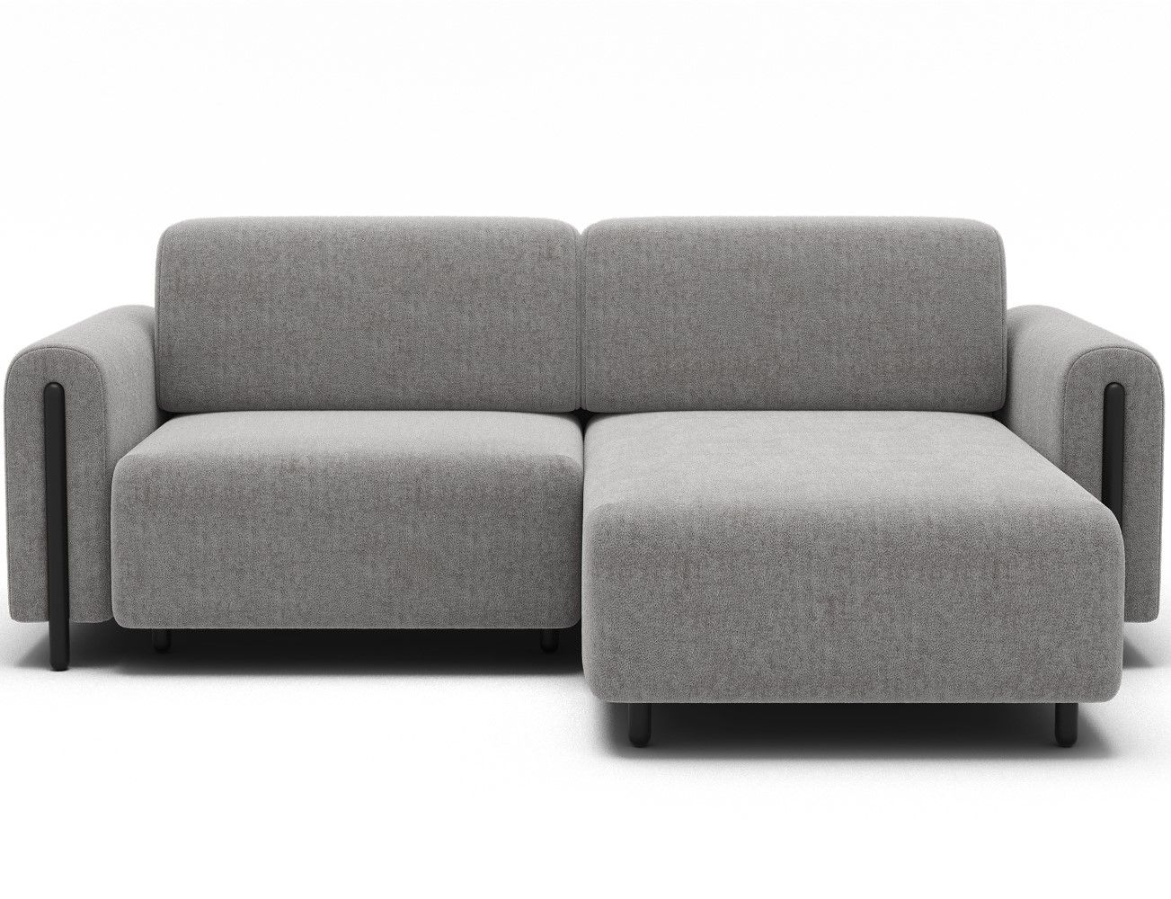 Ecksofa Acossta von Eltap Amore Mikrofaser mit Schlaffunktion Bettkasten