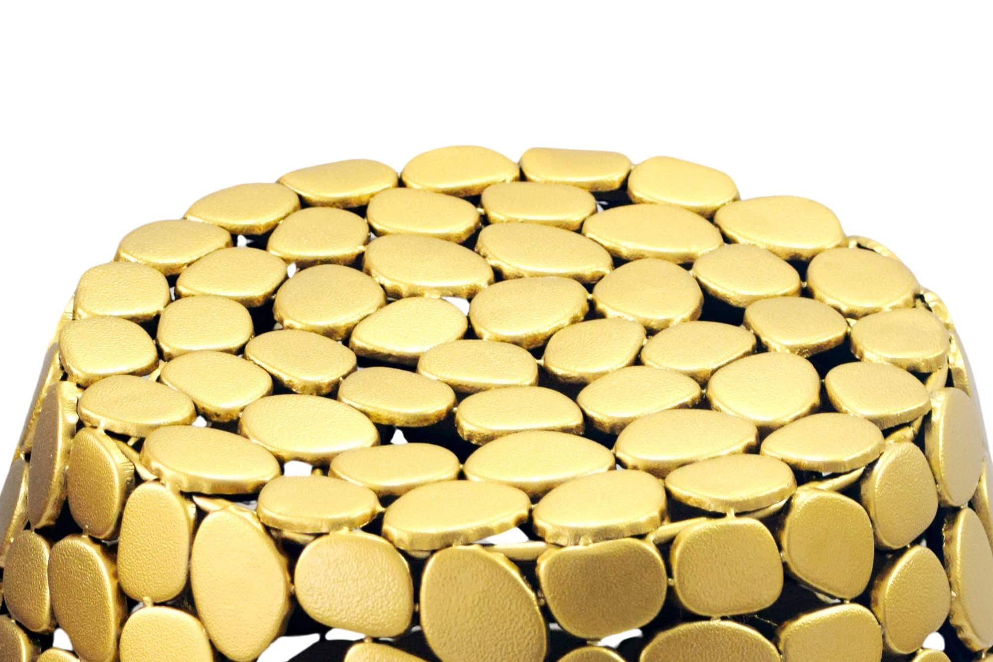 Design Beistelltisch rund 40cm aus Aluminium gold – Couchtisch Alu – kleiner Wohnzimmertisch Metall – Dekotisch Wohnzimmer Handmade Design Beistelltisch rund 40cm aus Aluminium gold – Couchtisch Alu – kleiner Wohnzimmertisch Metall – Dekotisch Wohnzimmer Handmade