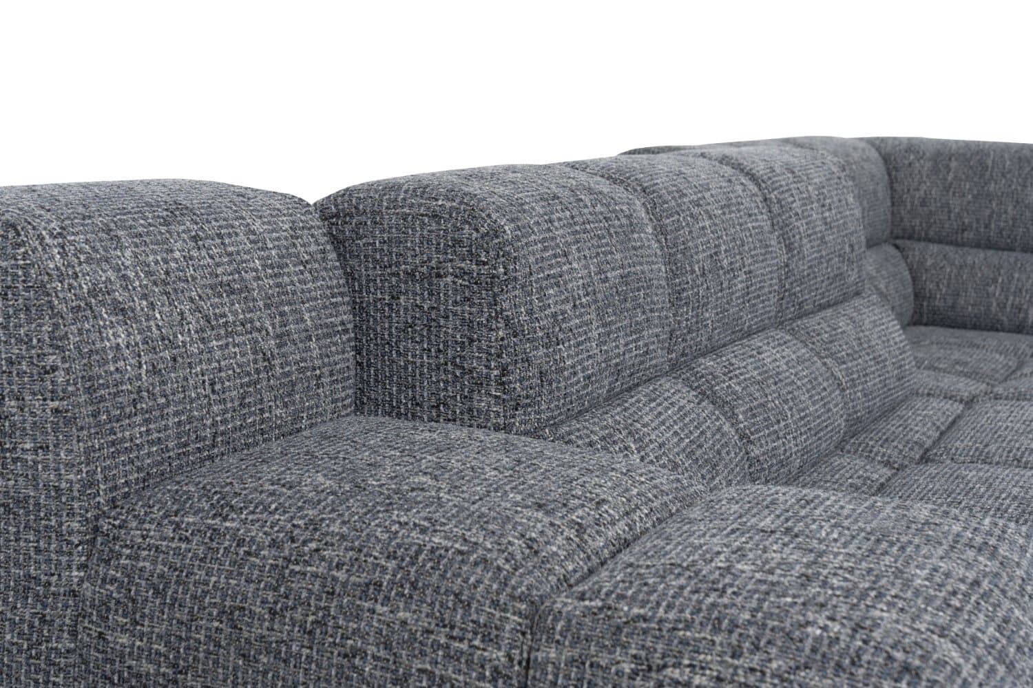 Wohnlandschaft Liam von designwerk – moderne Flachgewebe-Wohnlandschaft mit Sitztiefenverstellung