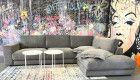 Ecksofa Melissa mit Cordbezug – Rückenkissen XXL optional mit Hocker Ecksofa Melissa mit Cordbezug – Rückenkissen XXL optional mit Hocker