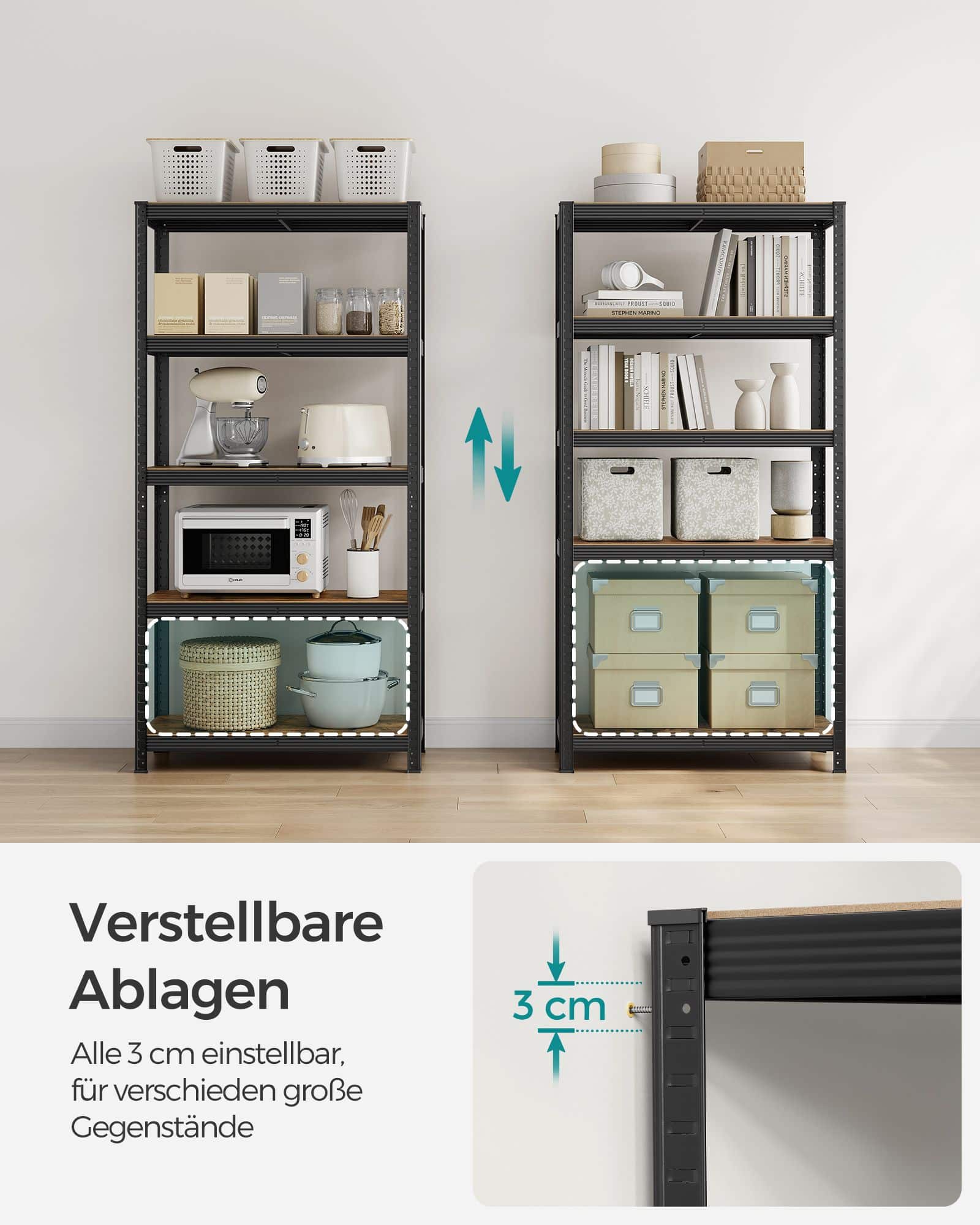 Lagerregal mit 5 Ebenen-B34GLR040B11 Lagerregal mit 5 Ebenen-B34GLR040B11