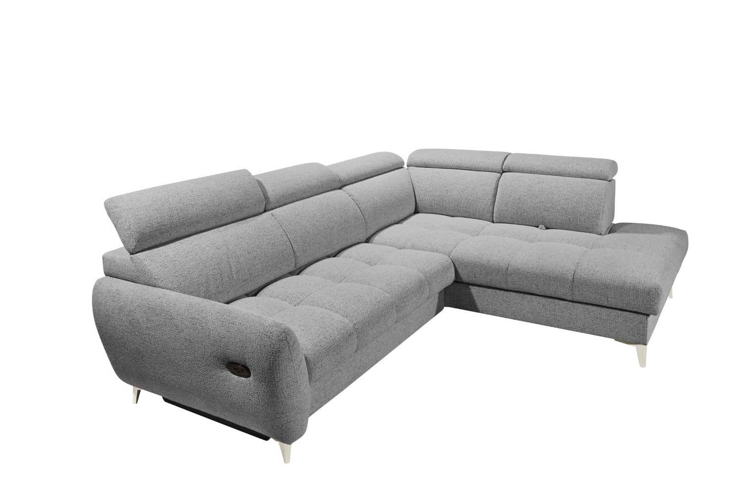 ED Exciting Design Ecksofa Malinda mit elektrischer Sitztiefe