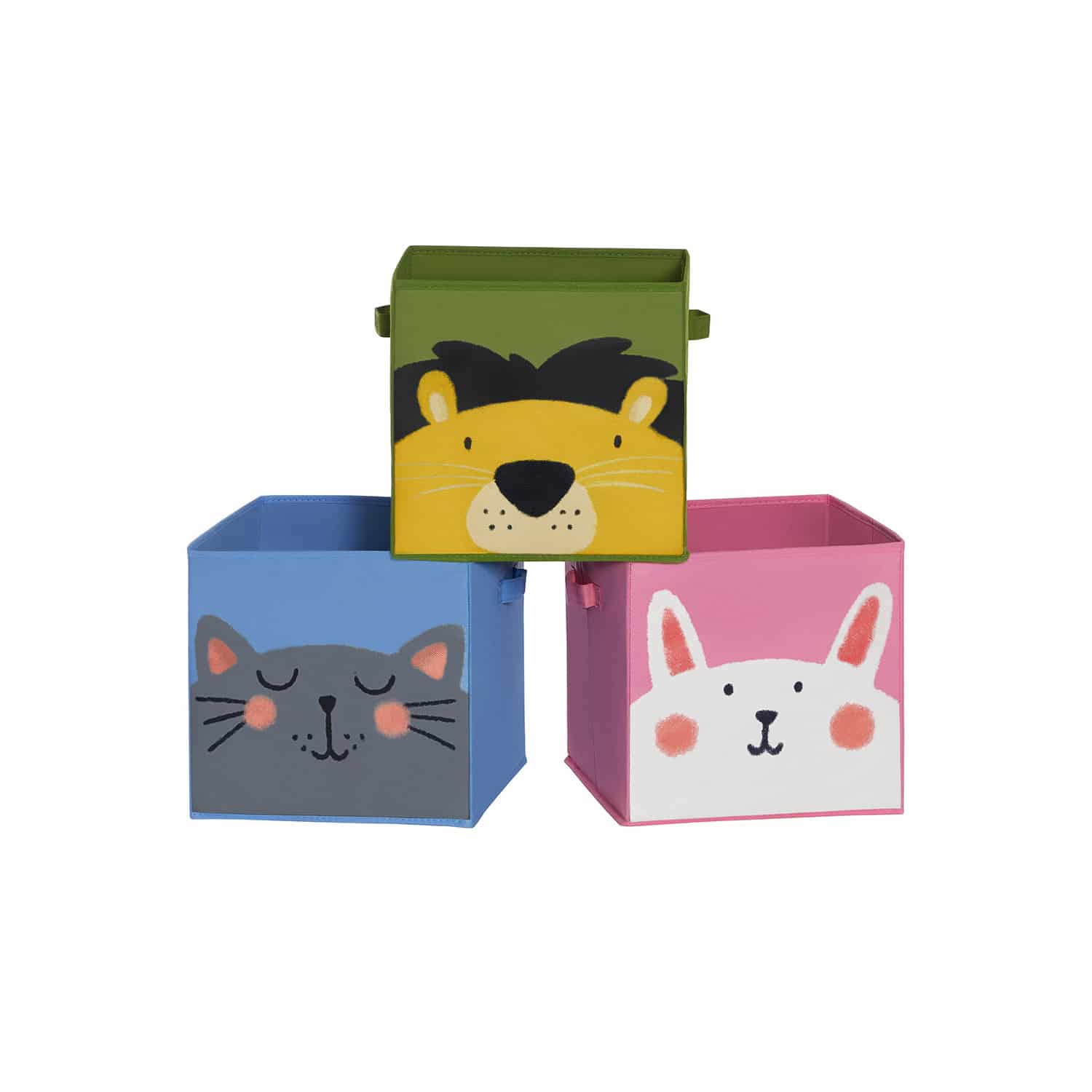 3er Set Faltboxen für Kinder