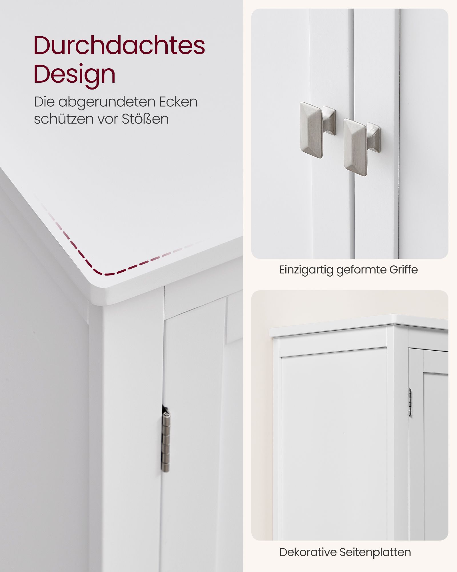 Badezimmerschrank mit 4 Türen klassikweiß Badezimmerschrank mit 4 Türen klassikweiß